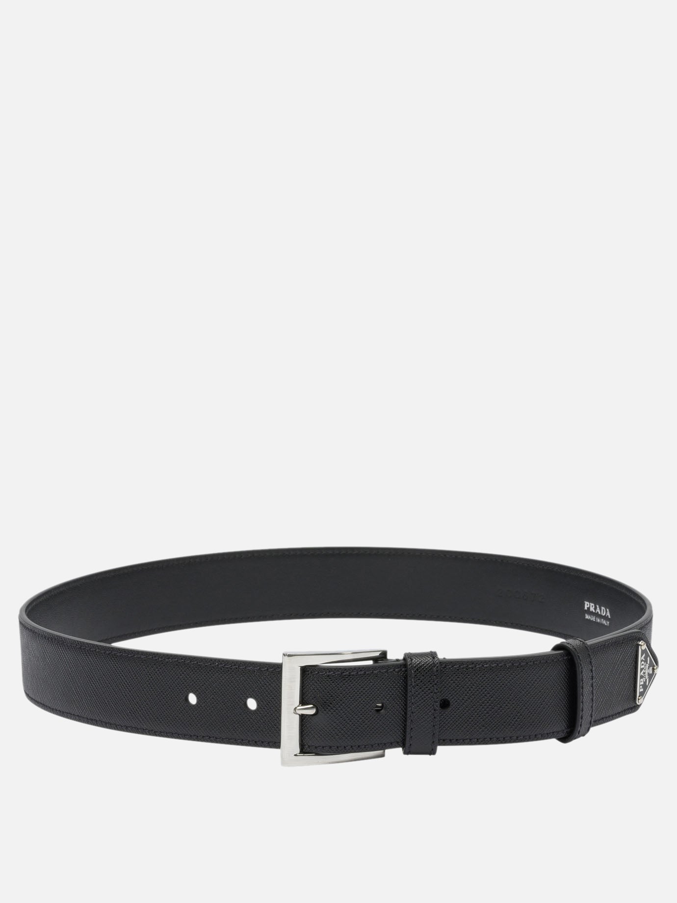 Leather belts 100% calf leather  Black - Prada Men | PDP | VIETTI Online Store | Zoom-Modal
