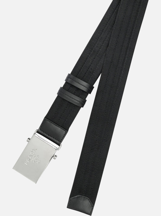 Fabric belts 100% polyester  Black - Prada Men | PDP | VIETTI Online Store | 2
