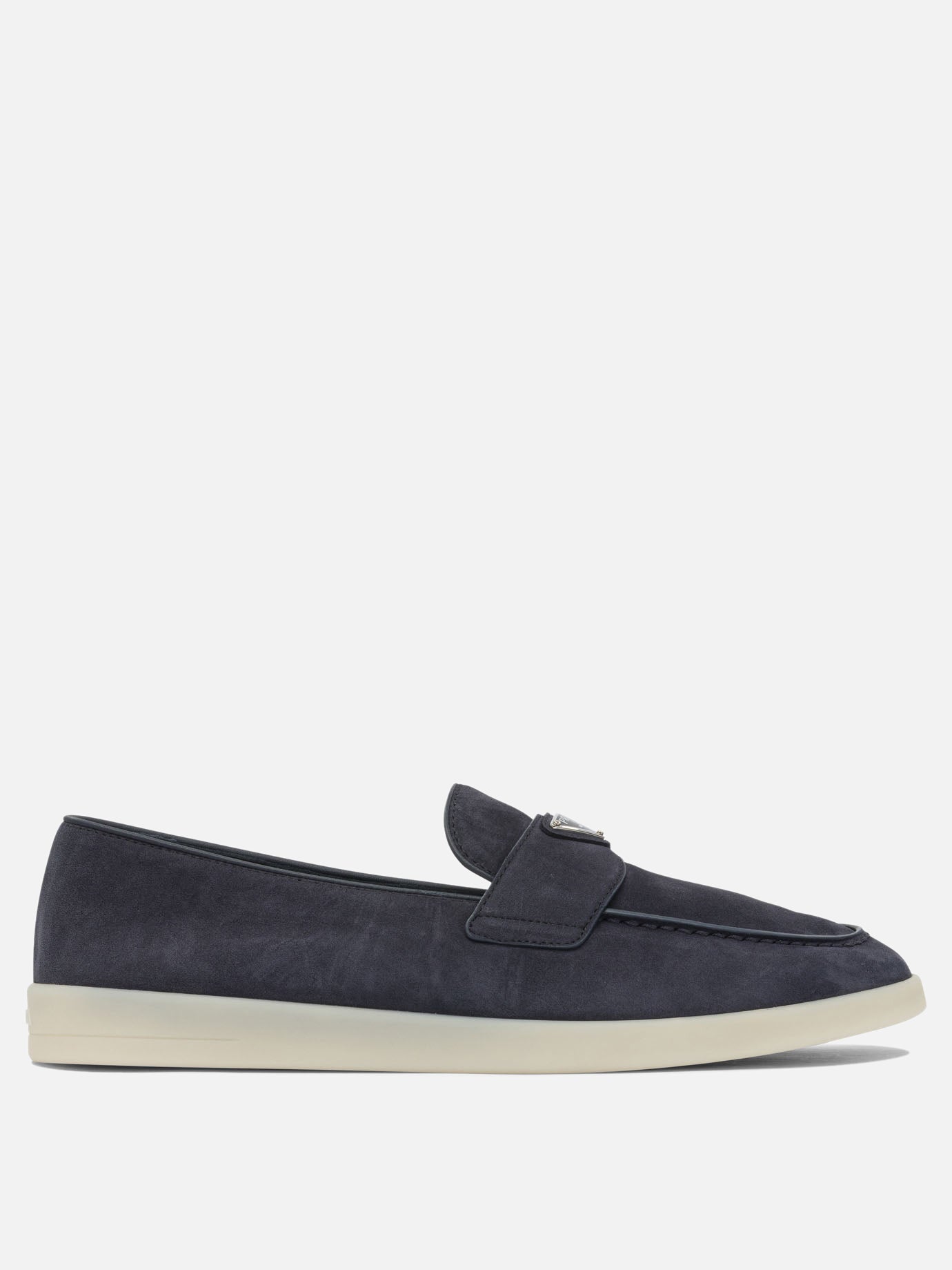 Loafers 100% calf leather - 100% rubber  Blue - Prada Men | PDP | VIETTI Online Store | Zoom-Modal
