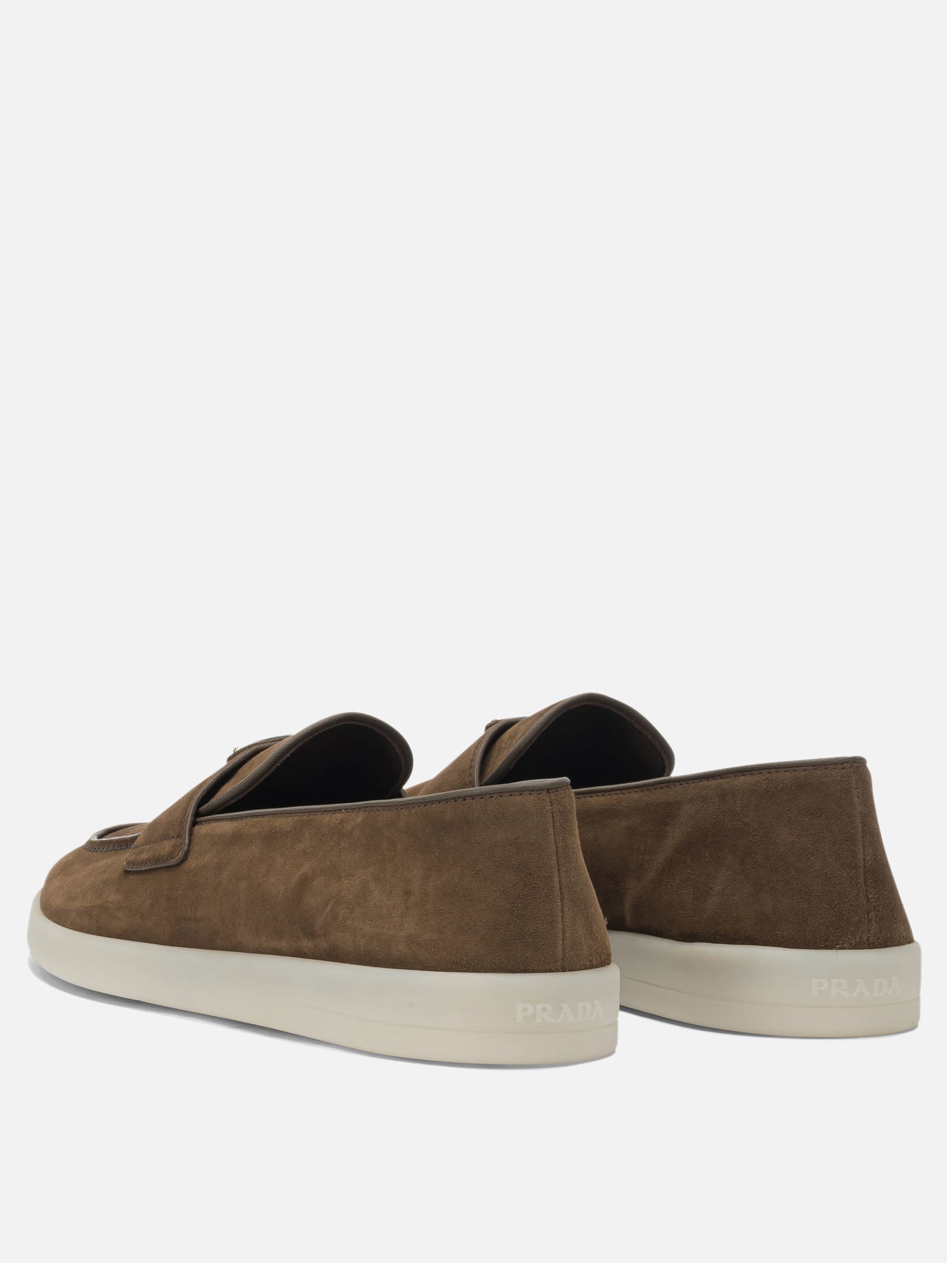 Loafers 100% calf leather - 100% rubber  Brown - Prada Men | PDP | VIETTI Online Store | Zoom-Modal_4
