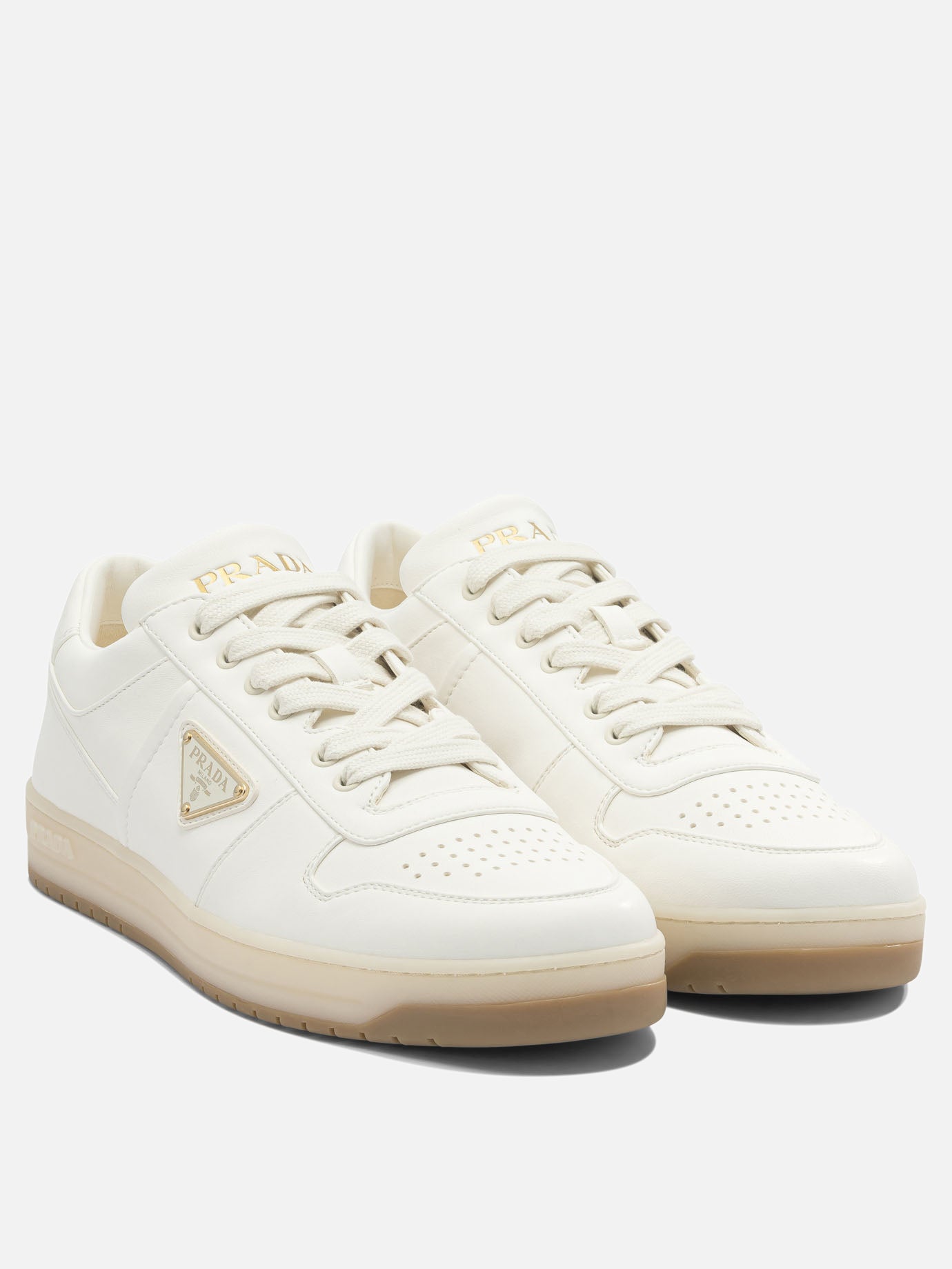 Low top sneakers 100% lamb leather  White - Prada Men | PDP | VIETTI Online Store | Zoom-Modal_2
