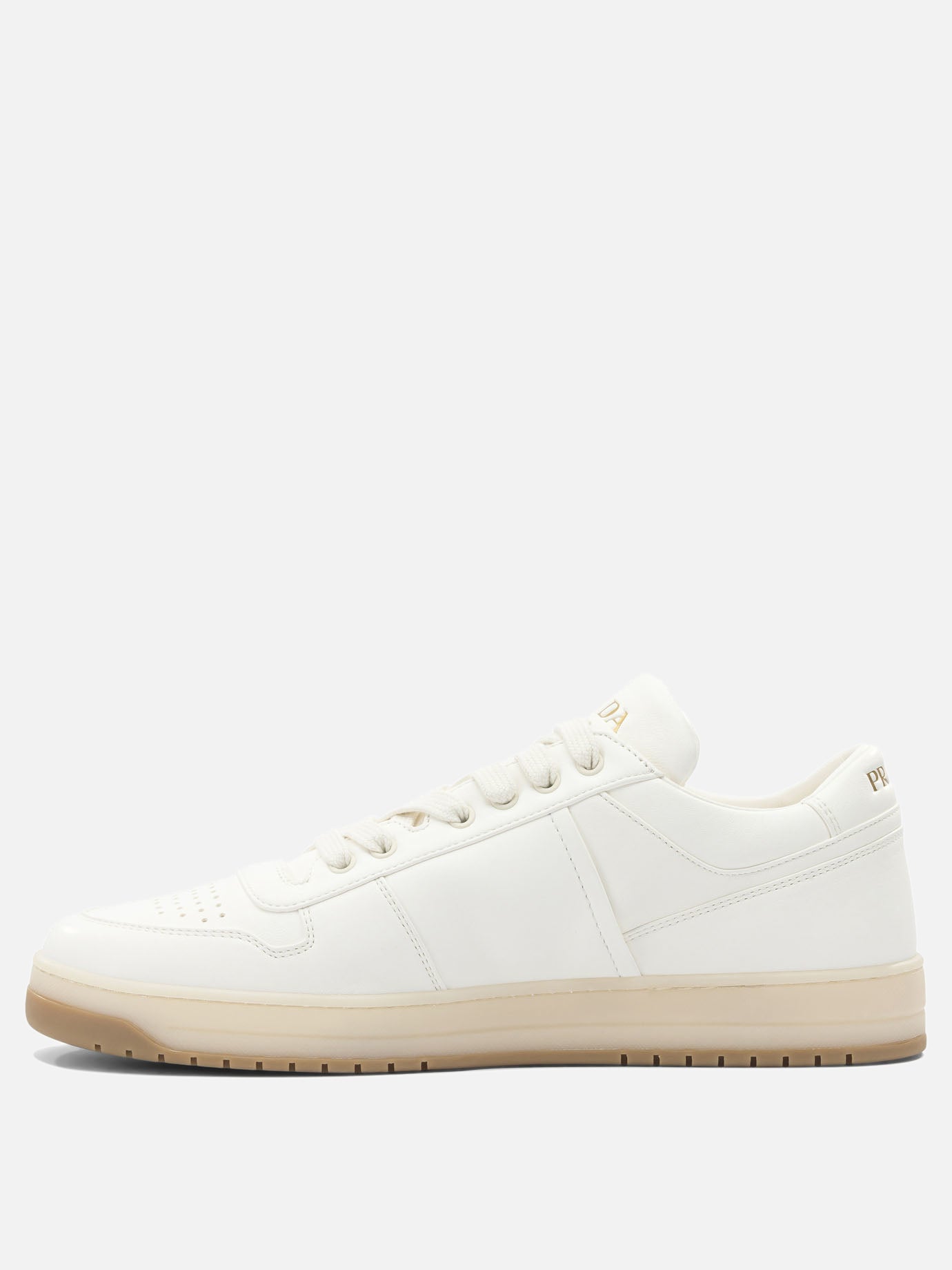 Low top sneakers 100% lamb leather  White - Prada Men | PDP | VIETTI Online Store | thumbnail_3