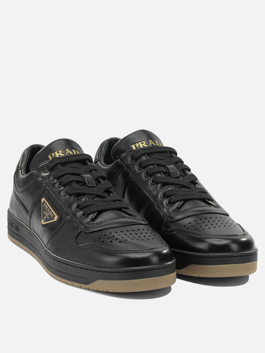 Low top sneakers 100% lamb leather  Black - Prada Men | PDP | VIETTI Online Store | 2
