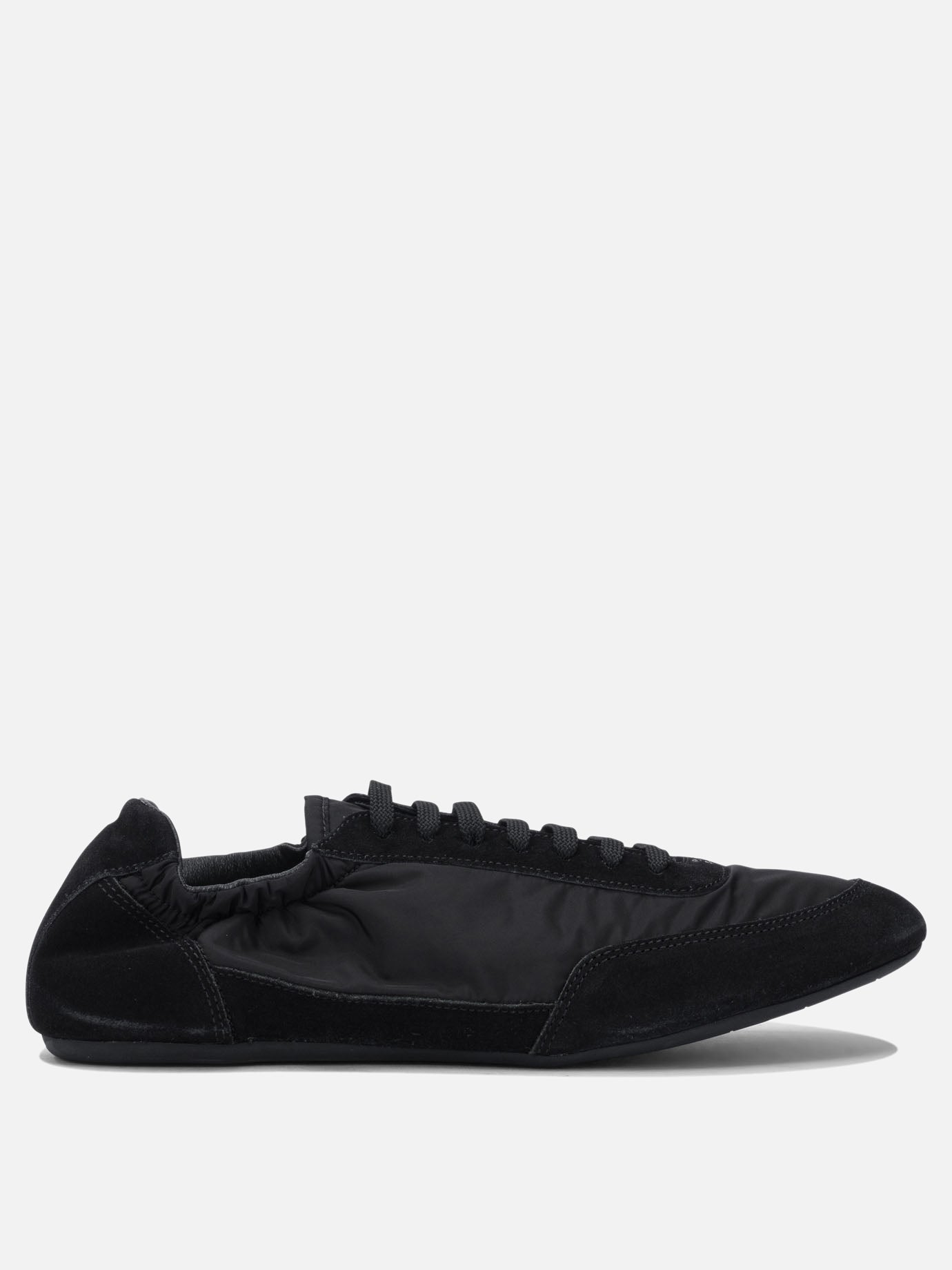 Low top sneakers 100% recycled poliamyde - 100% rubber  Black - Prada Men | PDP | VIETTI Online Store | Zoom-Modal

