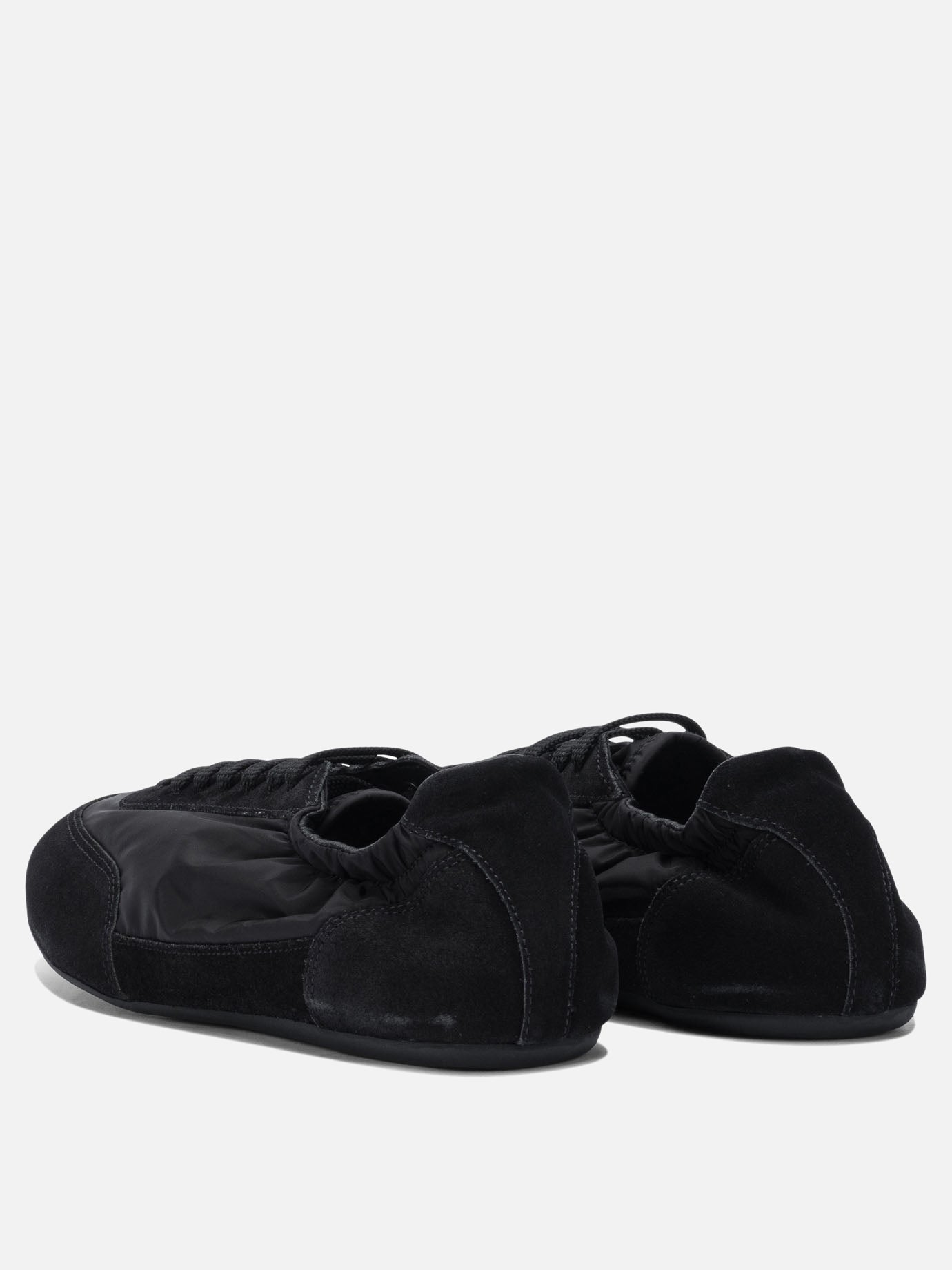 Low top sneakers 100% recycled poliamyde - 100% rubber  Black - Prada Men | PDP | VIETTI Online Store | Zoom-Modal_4
