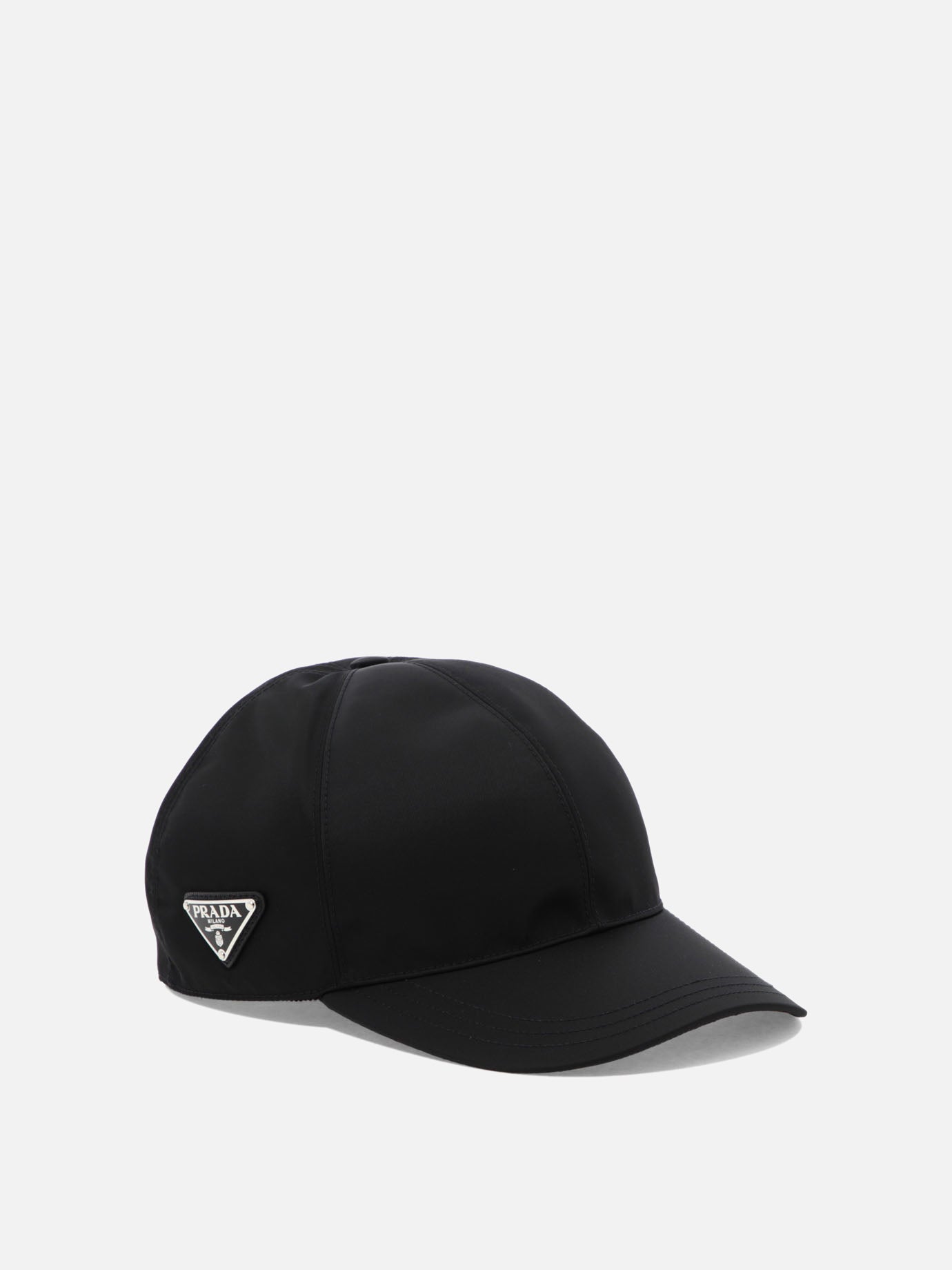 Baseball caps 100% recycled polyamide  Black - Prada Men | PDP | VIETTI Online Store | Zoom-Modal_2
