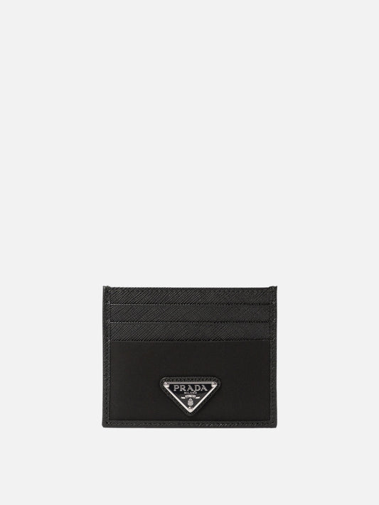 Card holders 100% recycled polyamide  Black - Prada Men | PLP | VIETTI Online Store 
