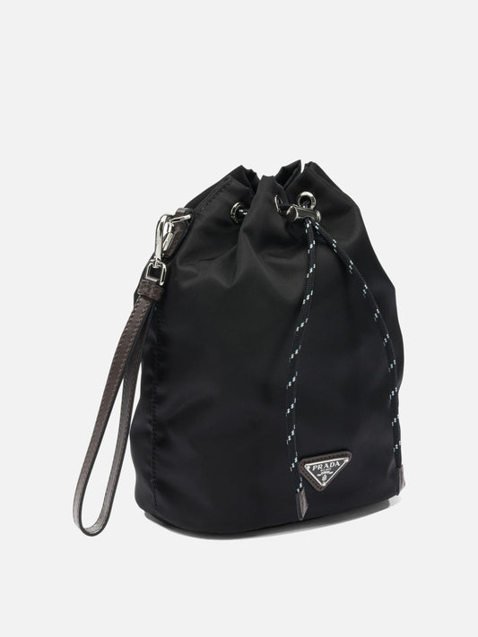 Clutches 100% recycled polyamide  Black - Prada Men | PDP | VIETTI Online Store | 2
