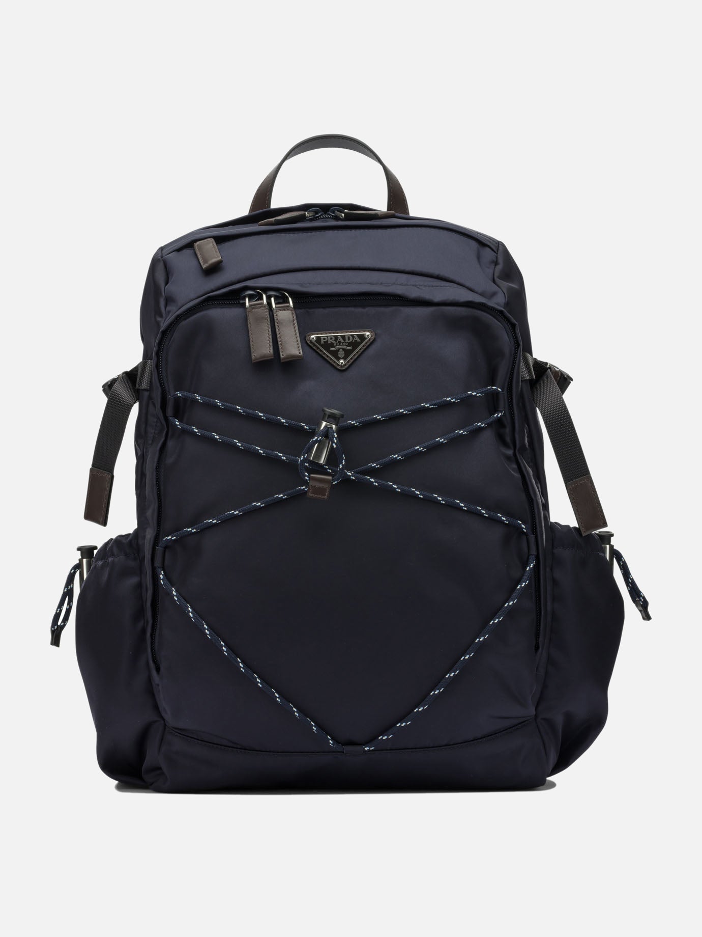 Casual backpacks 100% recycled polyamide  Blue - Prada Men | PDP | VIETTI Online Store | Zoom-Modal
