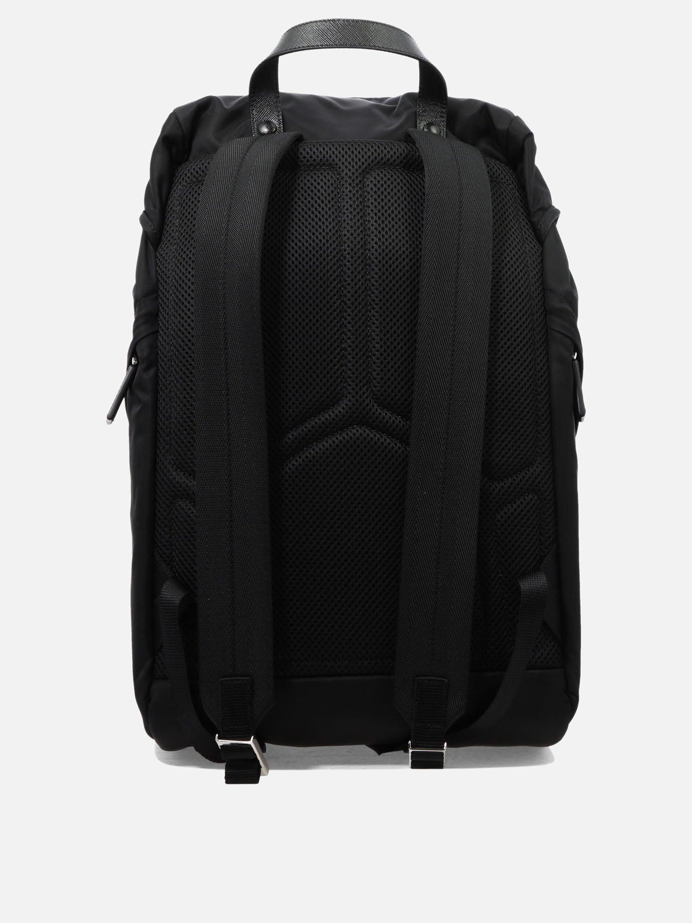 Casual backpacks 100% recycled polyamide  Black - Prada Men | PDP | VIETTI Online Store | thumbnail_3