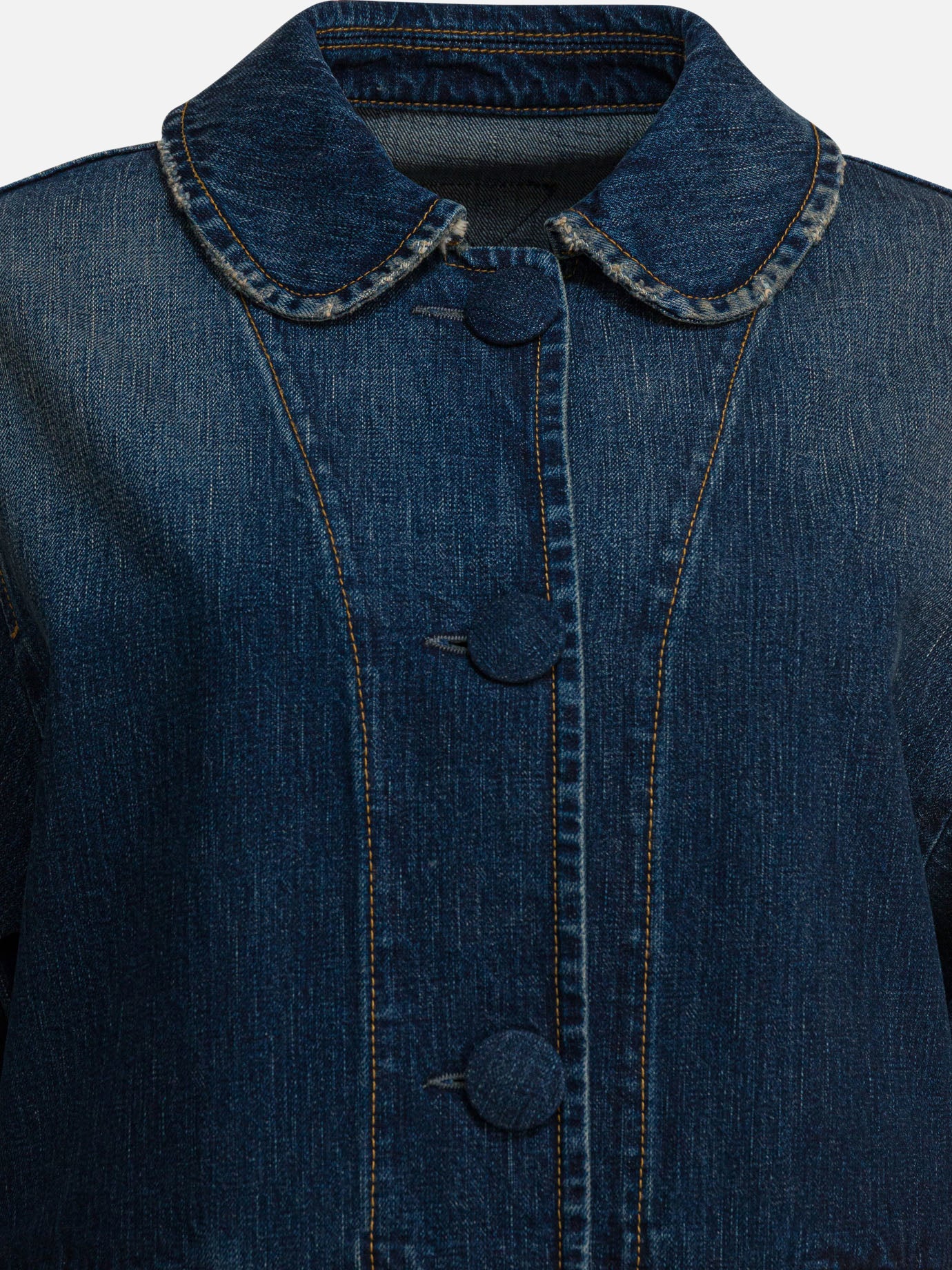 Denim jackets Solid colour  Blue - Prada Women | PDP | VIETTI Online Store | Zoom-Modal_3

