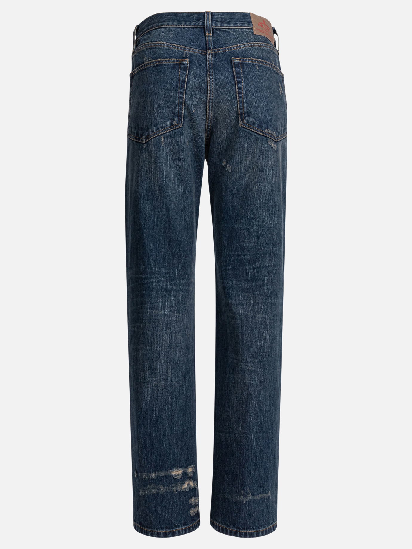 Straight-leg jeans Denim  Blue - Prada Women | PDP | VIETTI Online Store | Zoom-Modal_2
