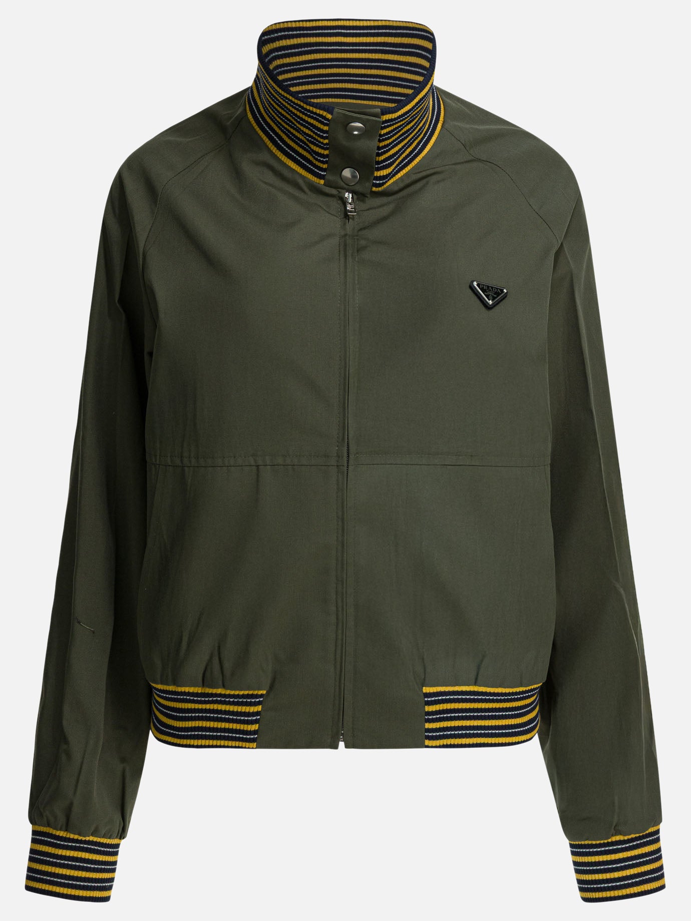 Bomber jackets Logo  Green - Prada Women | PDP | VIETTI Online Store | Zoom-Modal
