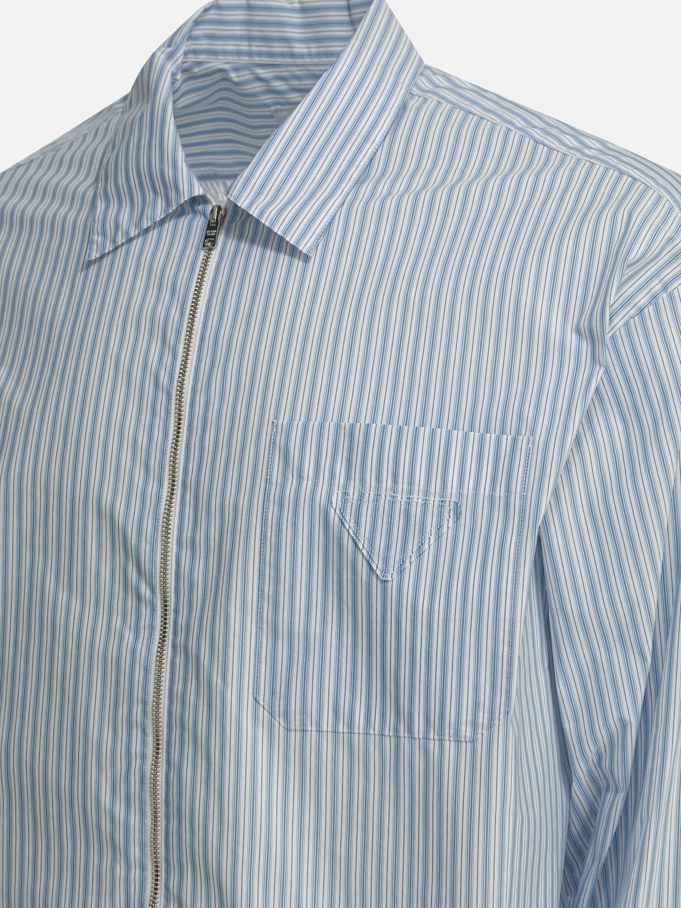 Casual shirts Striped  Light blue - Prada Men | PDP | VIETTI Online Store | thumbnail_3