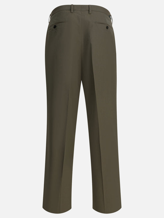 Tailored trousers Solid colour  Green - Prada Men | PDP | VIETTI Online Store | 2
