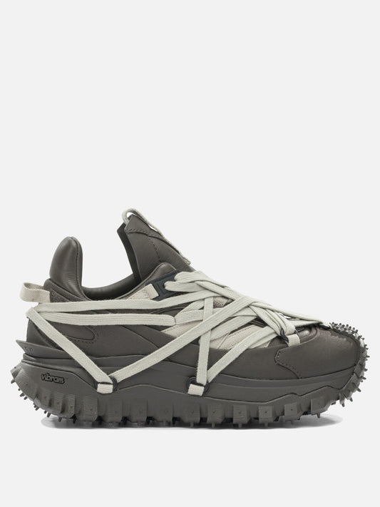 Low top sneakers 100% cow leather - 100% rubber fiber  Green - Rick Owens Women | PDP | VIETTI Online Store 
