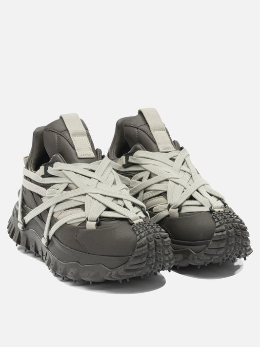 Low top sneakers 100% cow leather - 100% rubber fiber  Green - Rick Owens Women | PDP | VIETTI Online Store | 2
