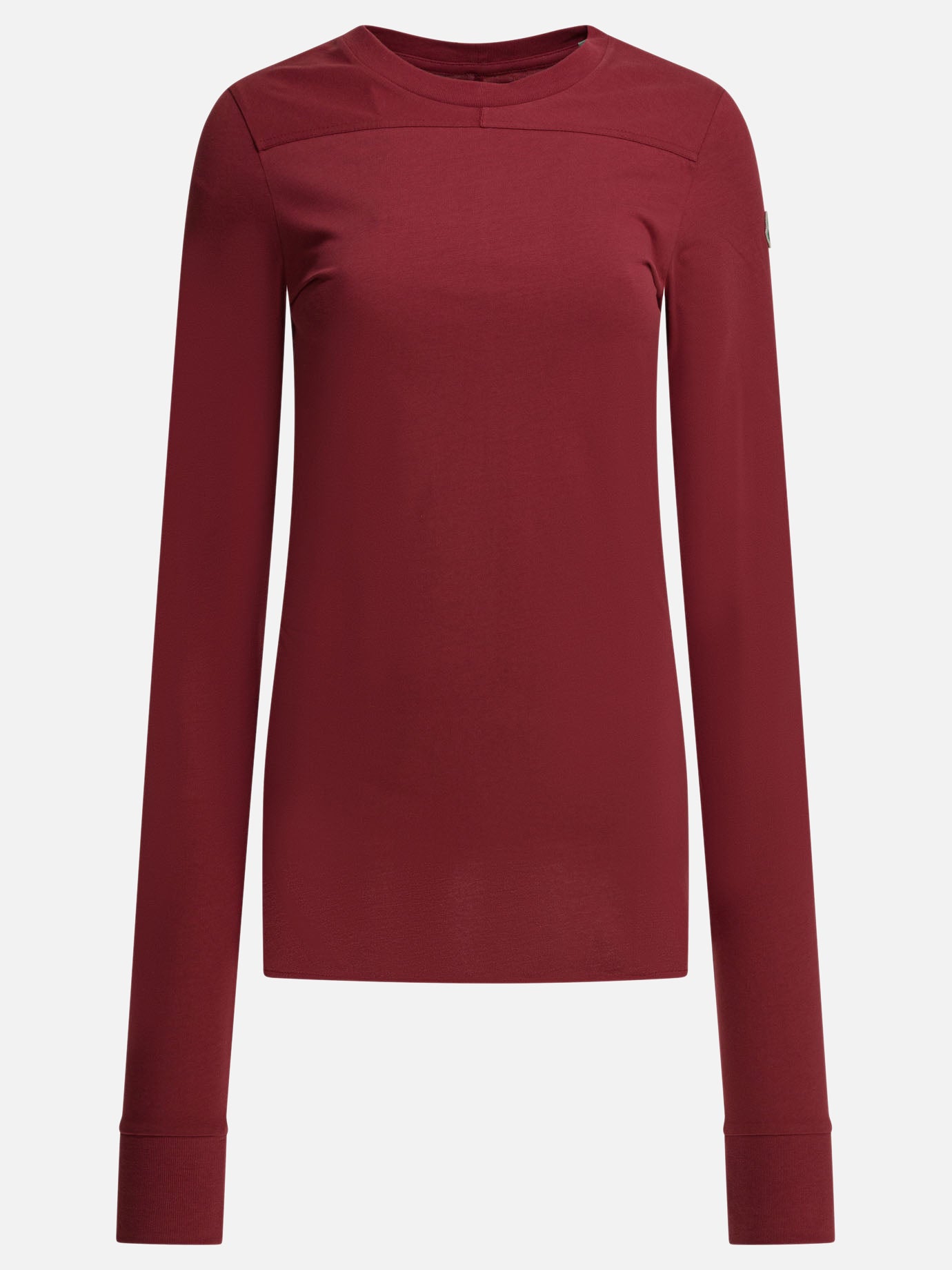 Crewneck t-shirts Solid colour  Red - Rick Owens Women | PDP | VIETTI Online Store | thumbnail