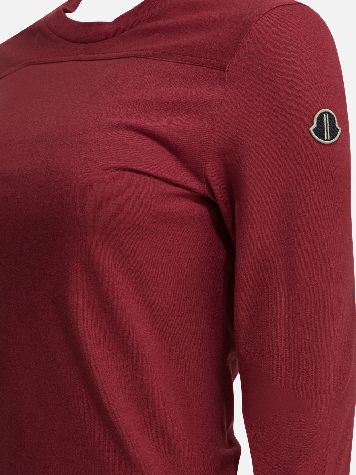 Crewneck t-shirts Solid colour  Red - Rick Owens Women | PDP | VIETTI Online Store | thumbnail_4