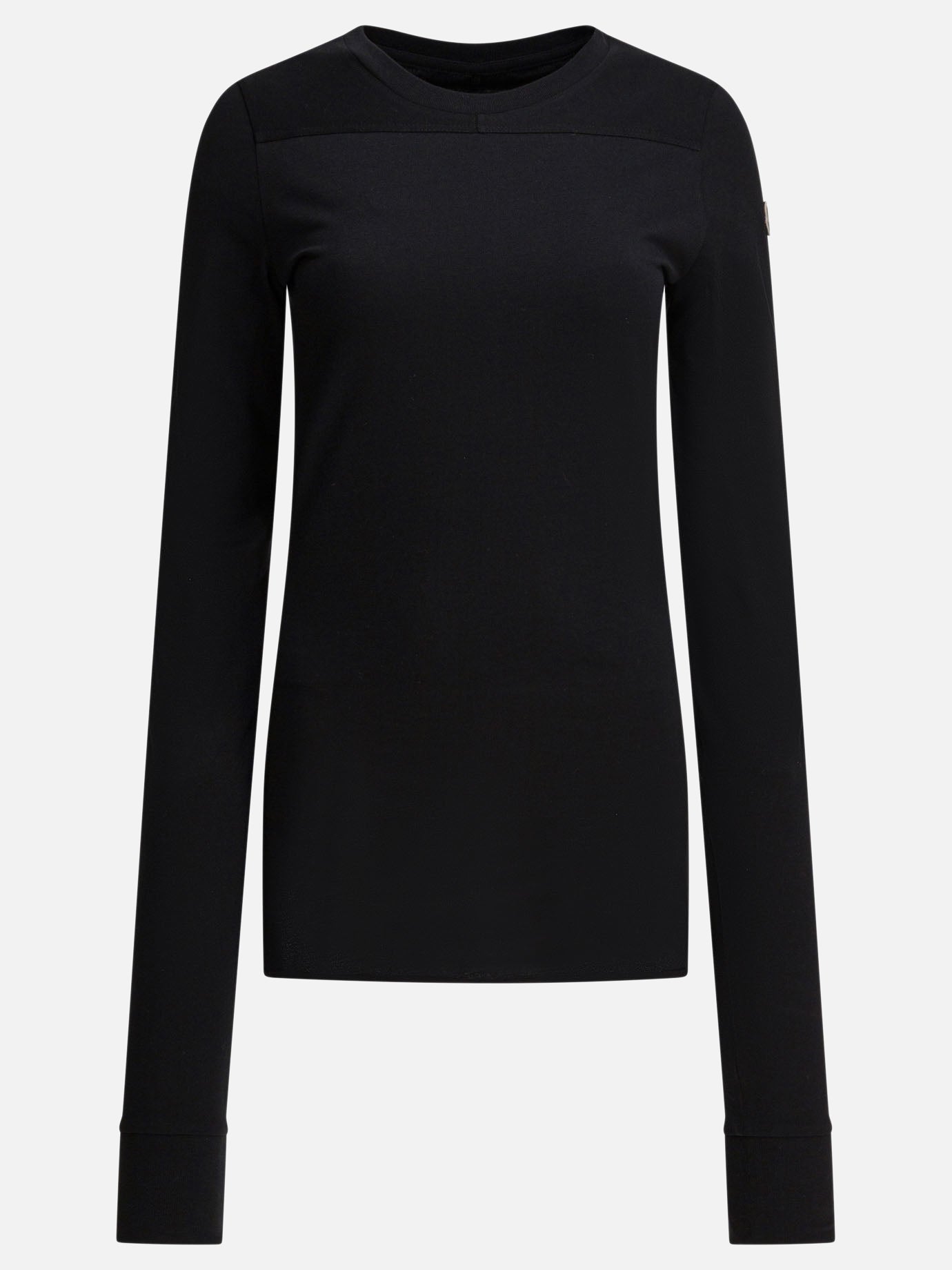 Crewneck t-shirts Solid colour  Black - Rick Owens Women | PDP | VIETTI Online Store | thumbnail