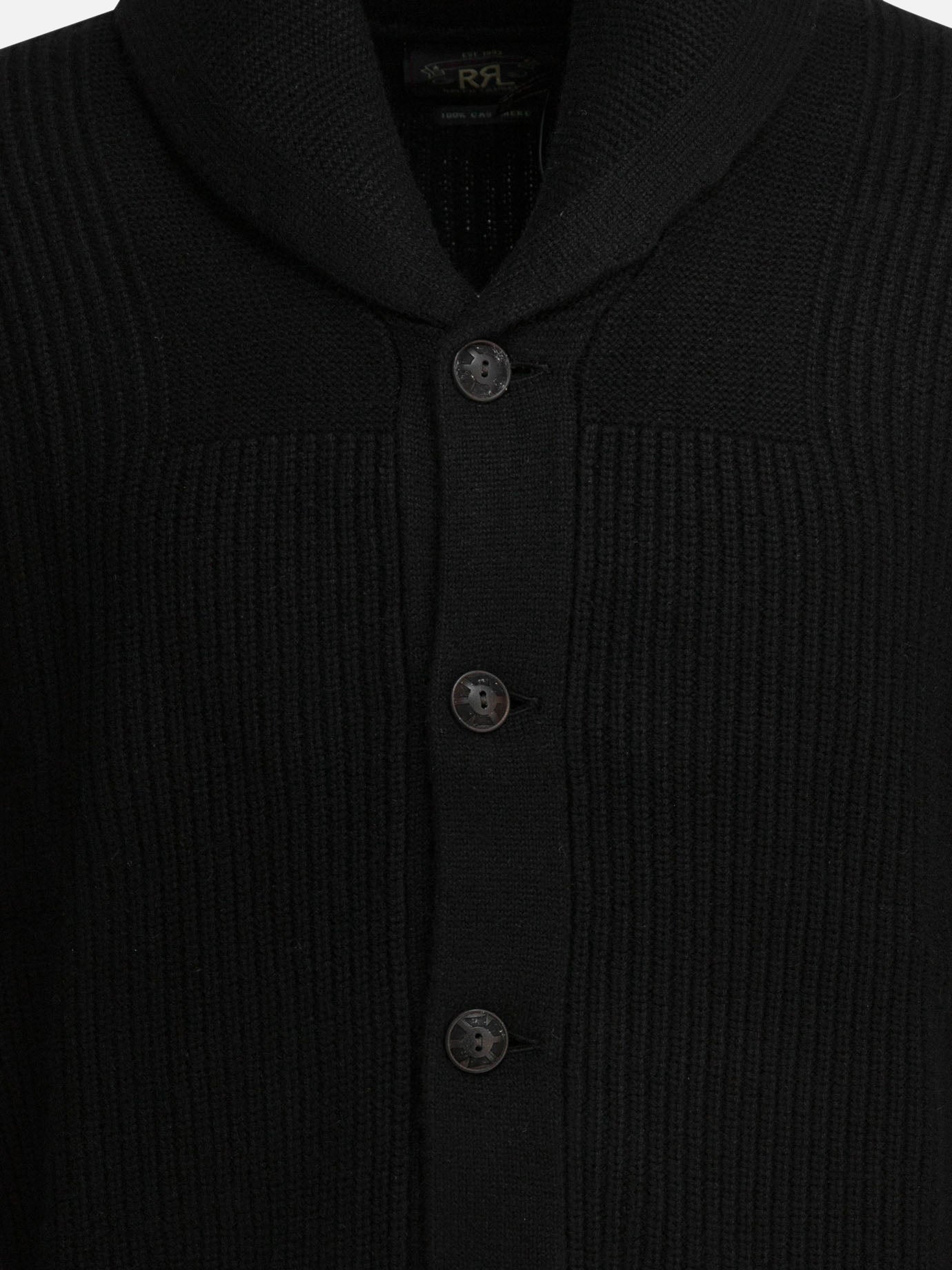 Cardigans Solid colour  Black - RRL by Ralph Lauren Men | PDP | VIETTI Online Store | thumbnail_3
