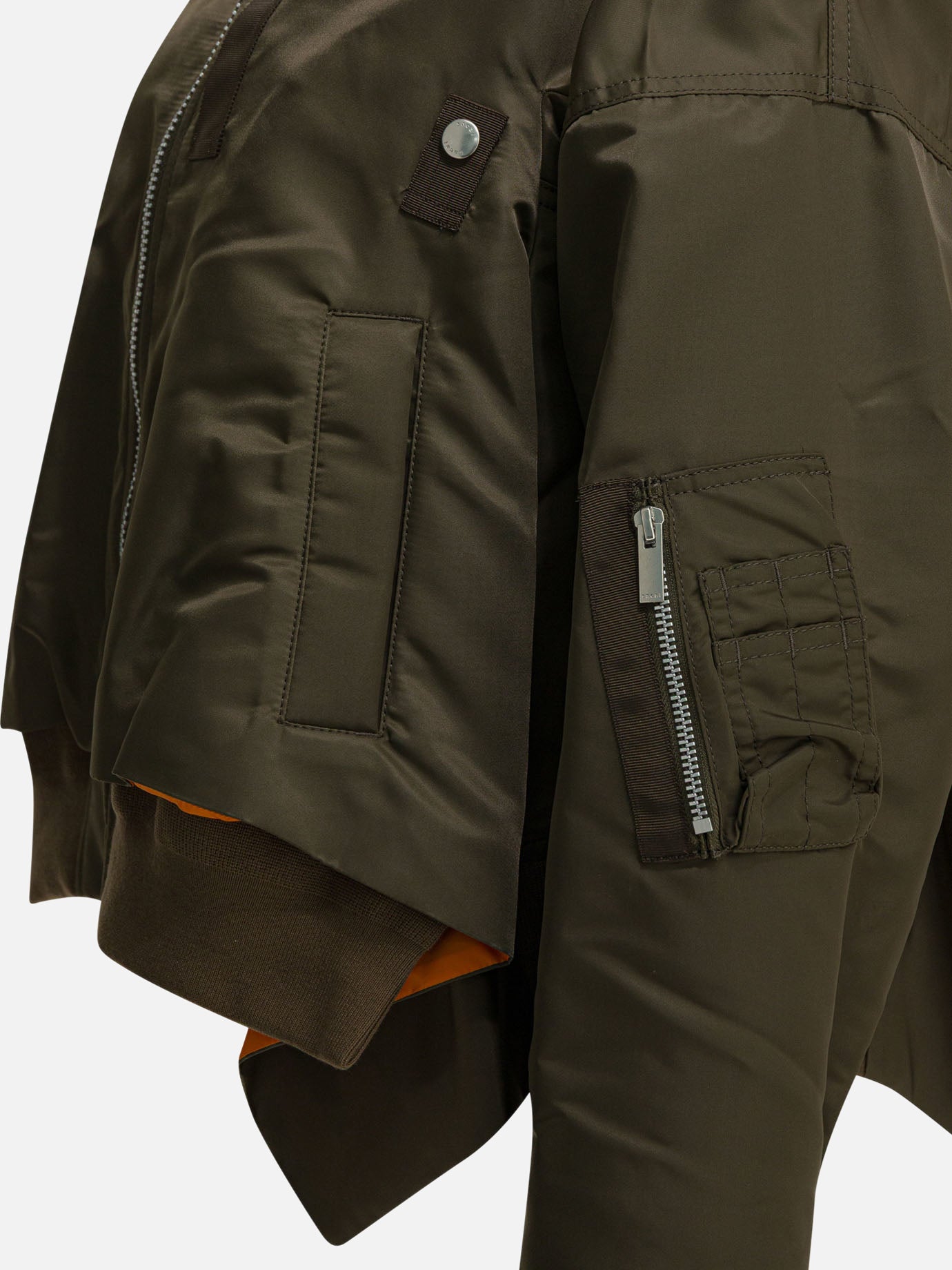 Bomber jackets Solid colour  Green - Sacai Women | PDP | VIETTI Online Store | Zoom-Modal_3
