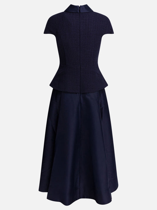 Midi dresses Solid colour  Blue - Self-portrait Women | PLP | VIETTI Online Store | 2
