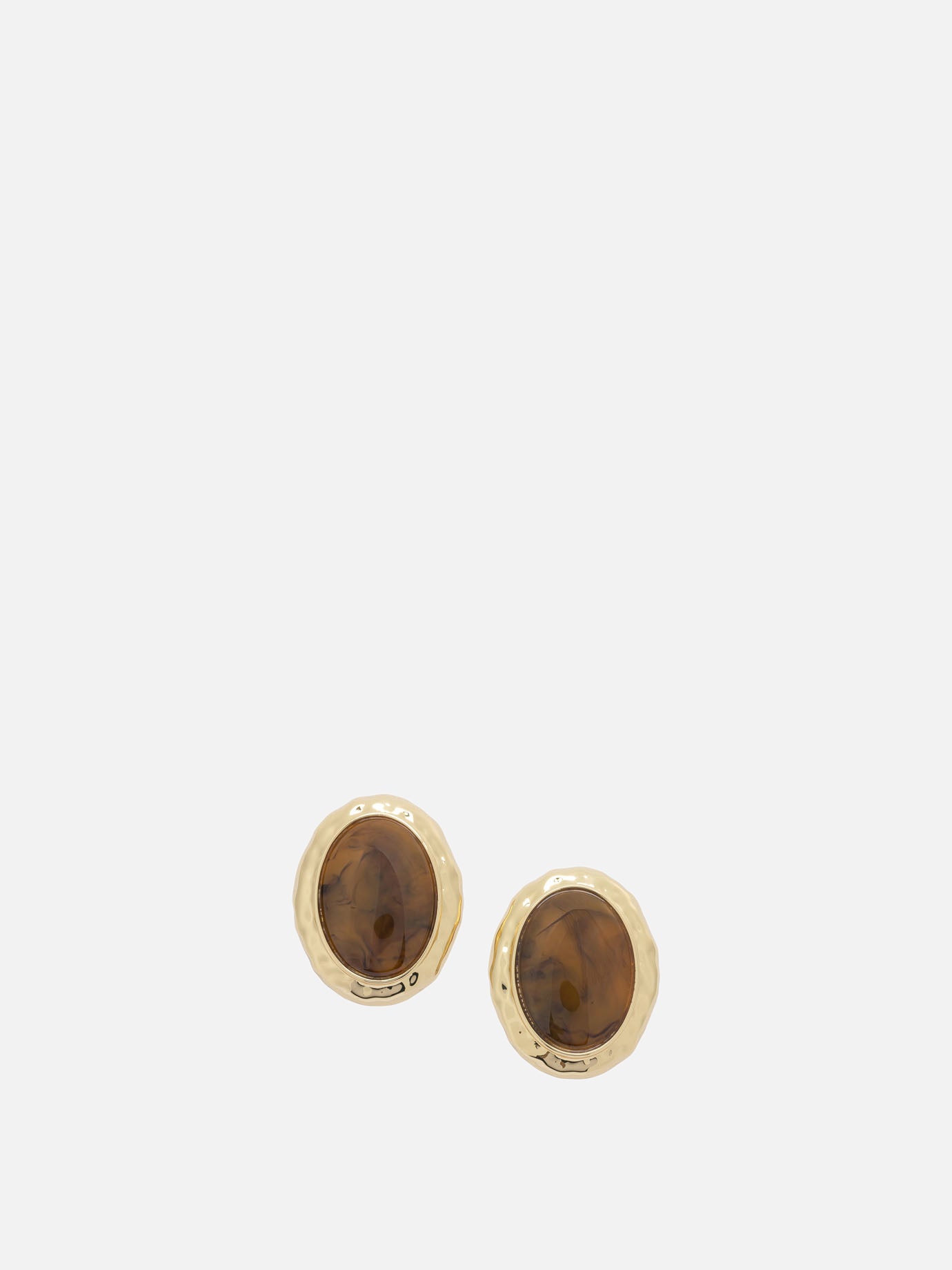 Earrings 100% brass  Brown - Self-portrait Women | PDP | VIETTI Online Store | Zoom-Modal

