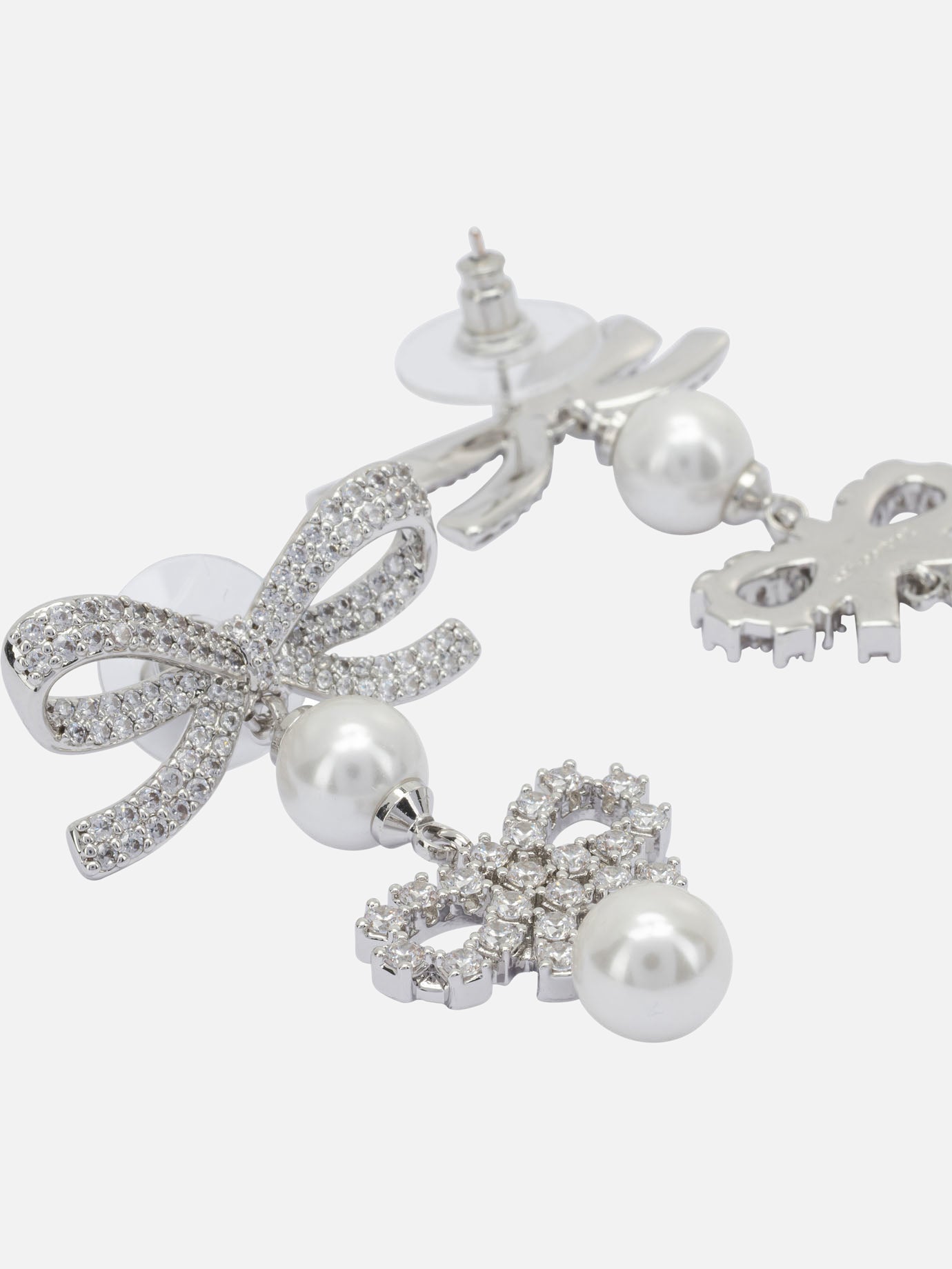 Earrings 100% brass  Silver - Self-portrait Women | PDP | VIETTI Online Store | Zoom-Modal_2
