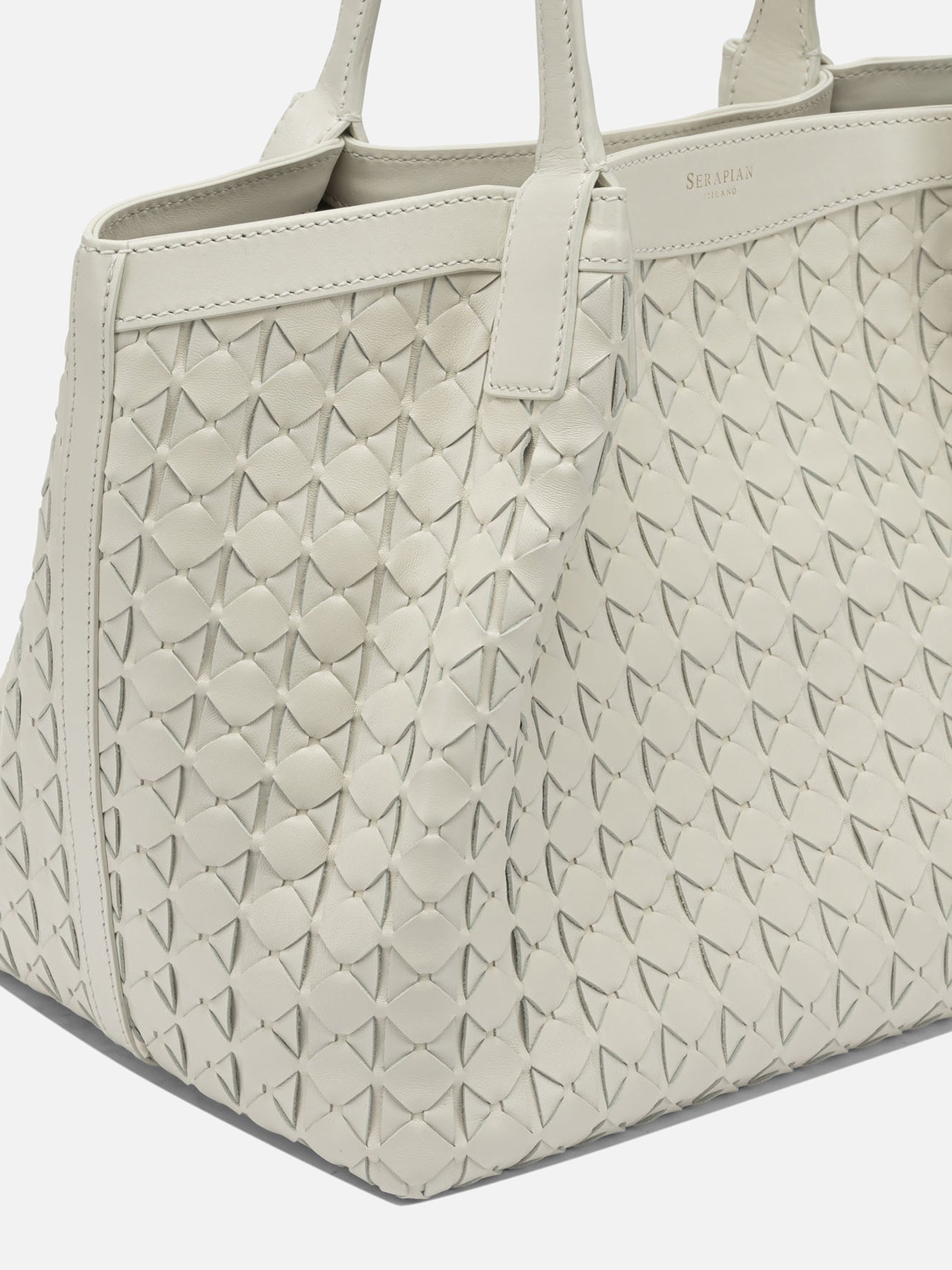 Small bags 100% nappa leather  White - Serapian Women | PDP | VIETTI Online Store | thumbnail_4