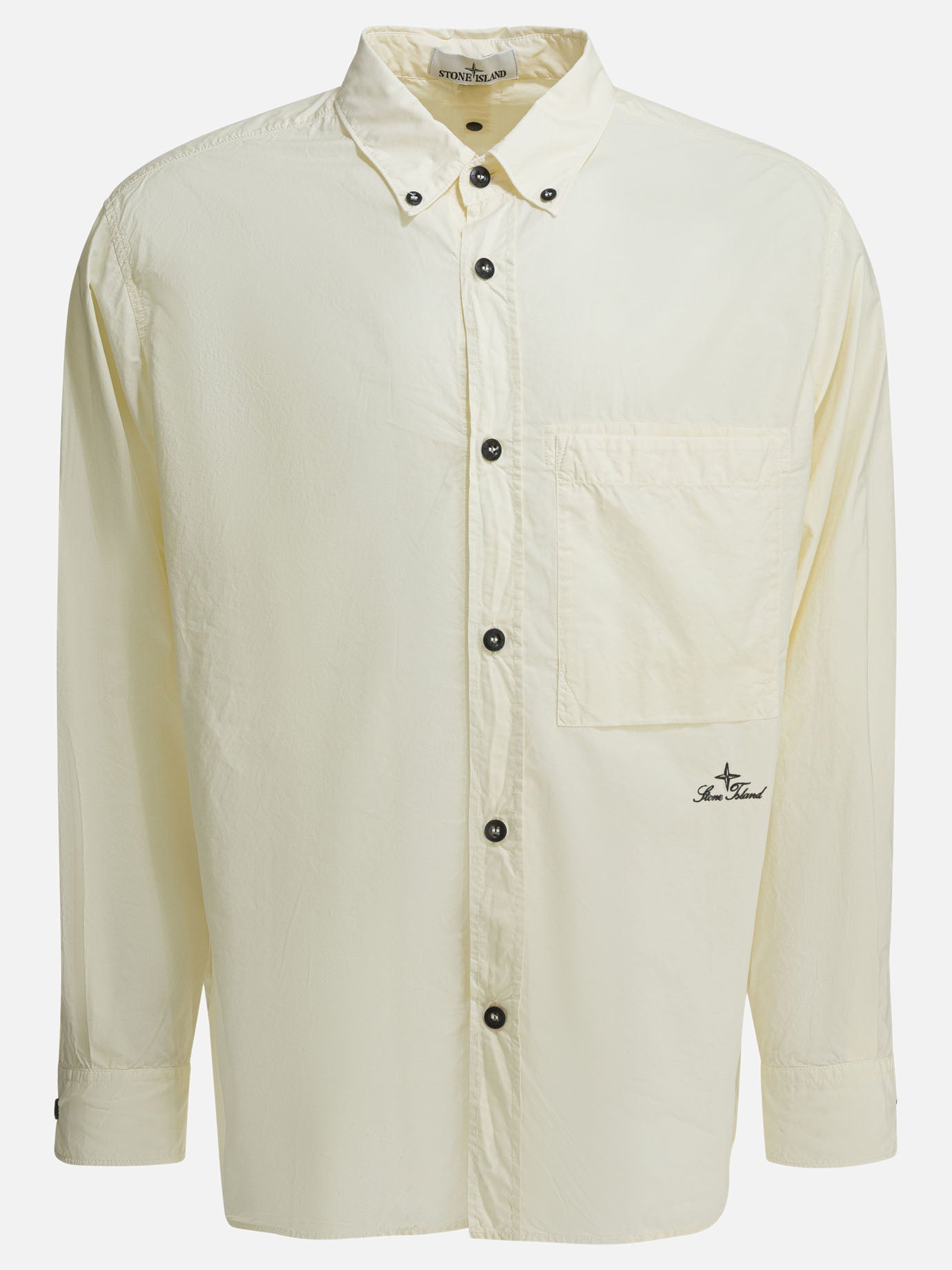 Casual shirts Logo  White - Stone Island Men | PDP | VIETTI Online Store | thumbnail