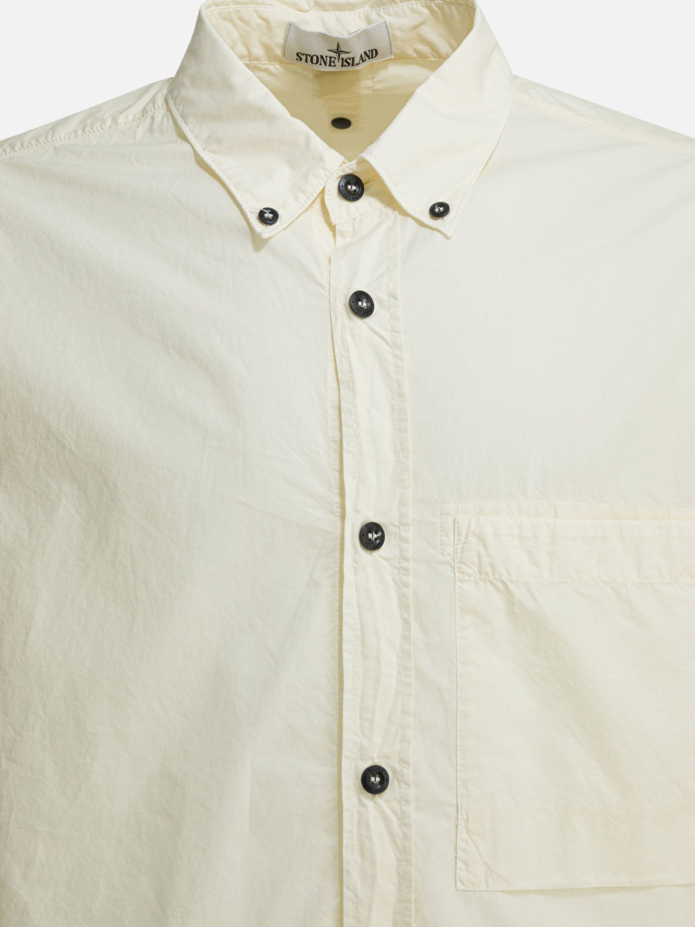 Casual shirts Logo  White - Stone Island Men | PDP | VIETTI Online Store | thumbnail_3