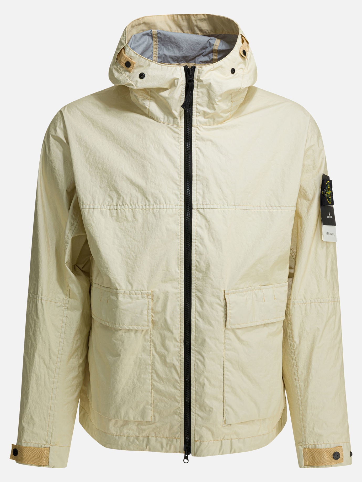 Windbreakers Logo  Beige - Stone Island Men | PDP | VIETTI Online Store | thumbnail
