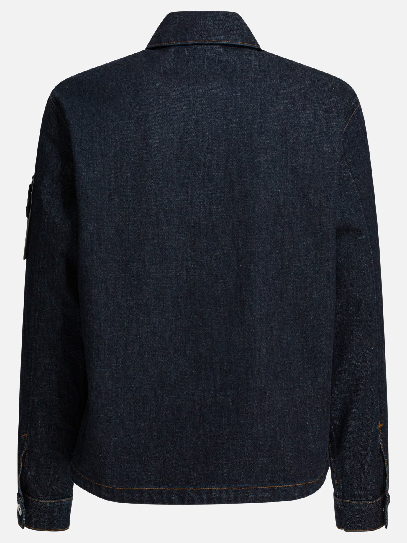 Denim jackets Solid colour  Blue - Stone Island Men | PDP | VIETTI Online Store | thumbnail_2