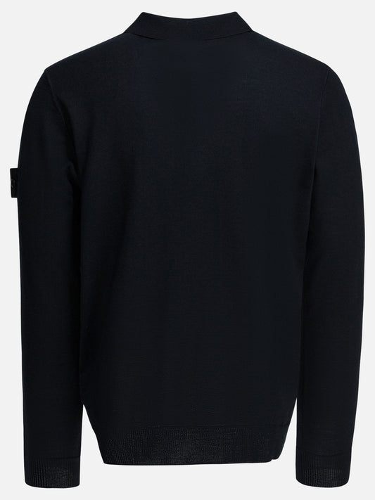 Polo sweater Solid colour  Blue - Stone Island Men | PDP | VIETTI Online Store | 2
