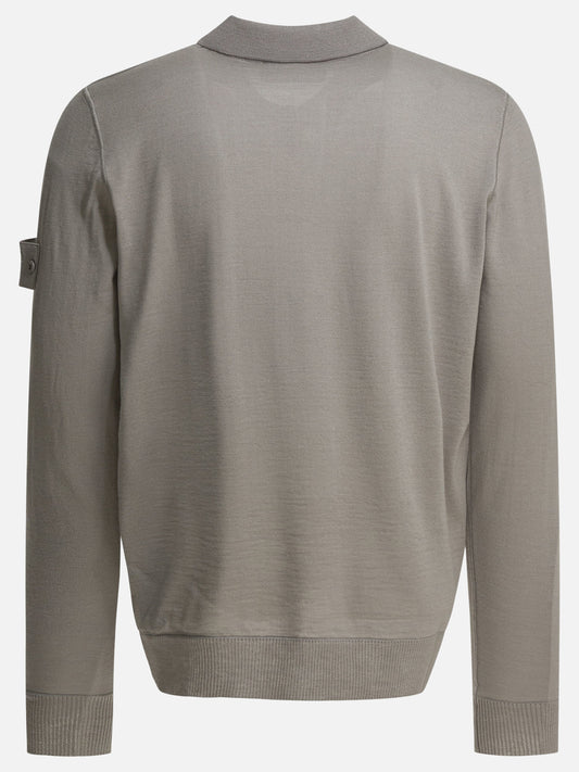 Polo sweater Solid colour  Grey - Stone Island Men | PDP | VIETTI Online Store | 2
