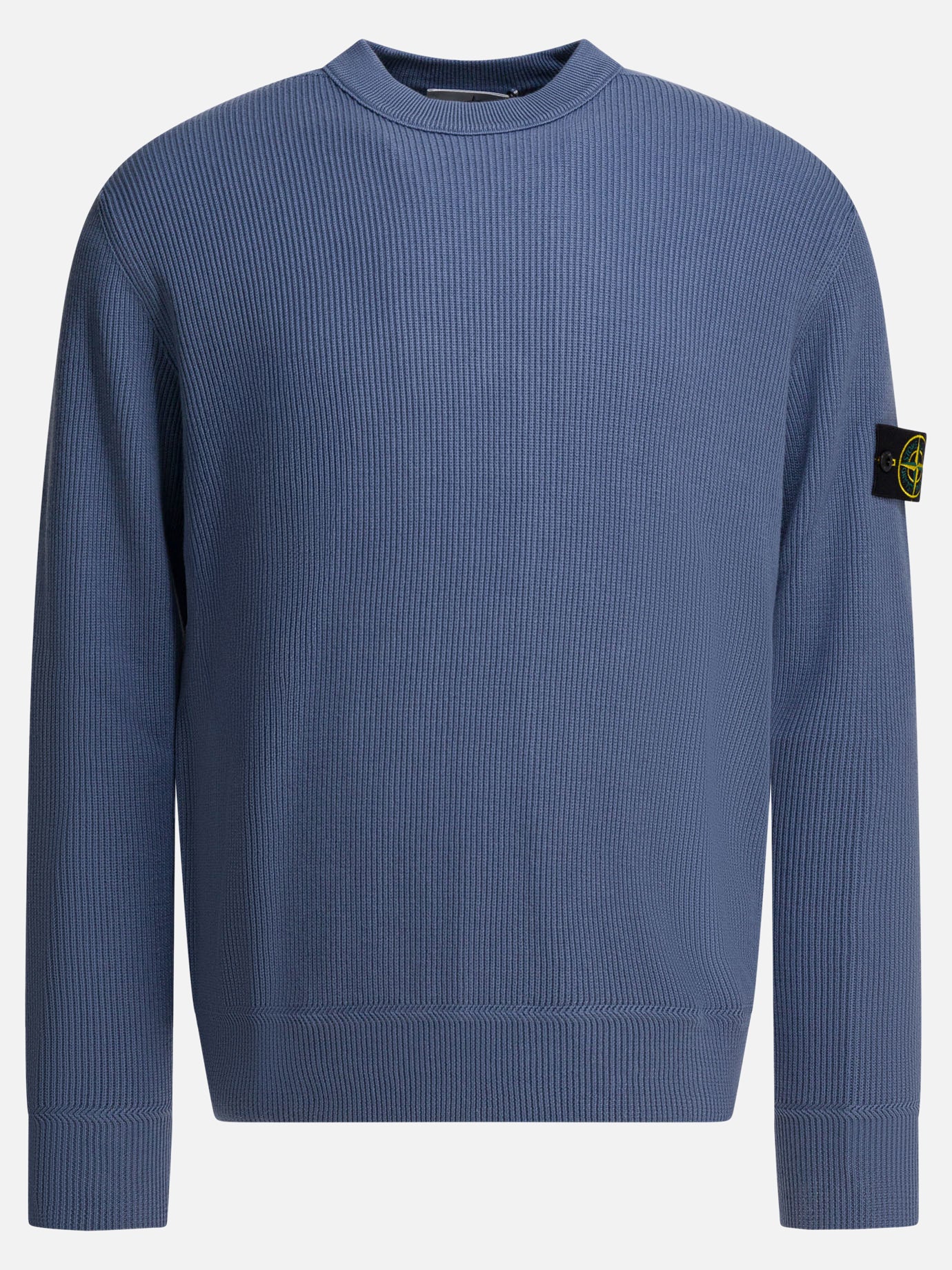 Crewneck sweaters Logo  Blue - Stone Island Men | PDP | VIETTI Online Store | Zoom-Modal
