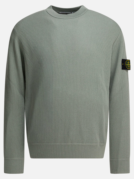 Crewneck sweaters Logo  Green - Stone Island Men | PDP | VIETTI Online Store 
