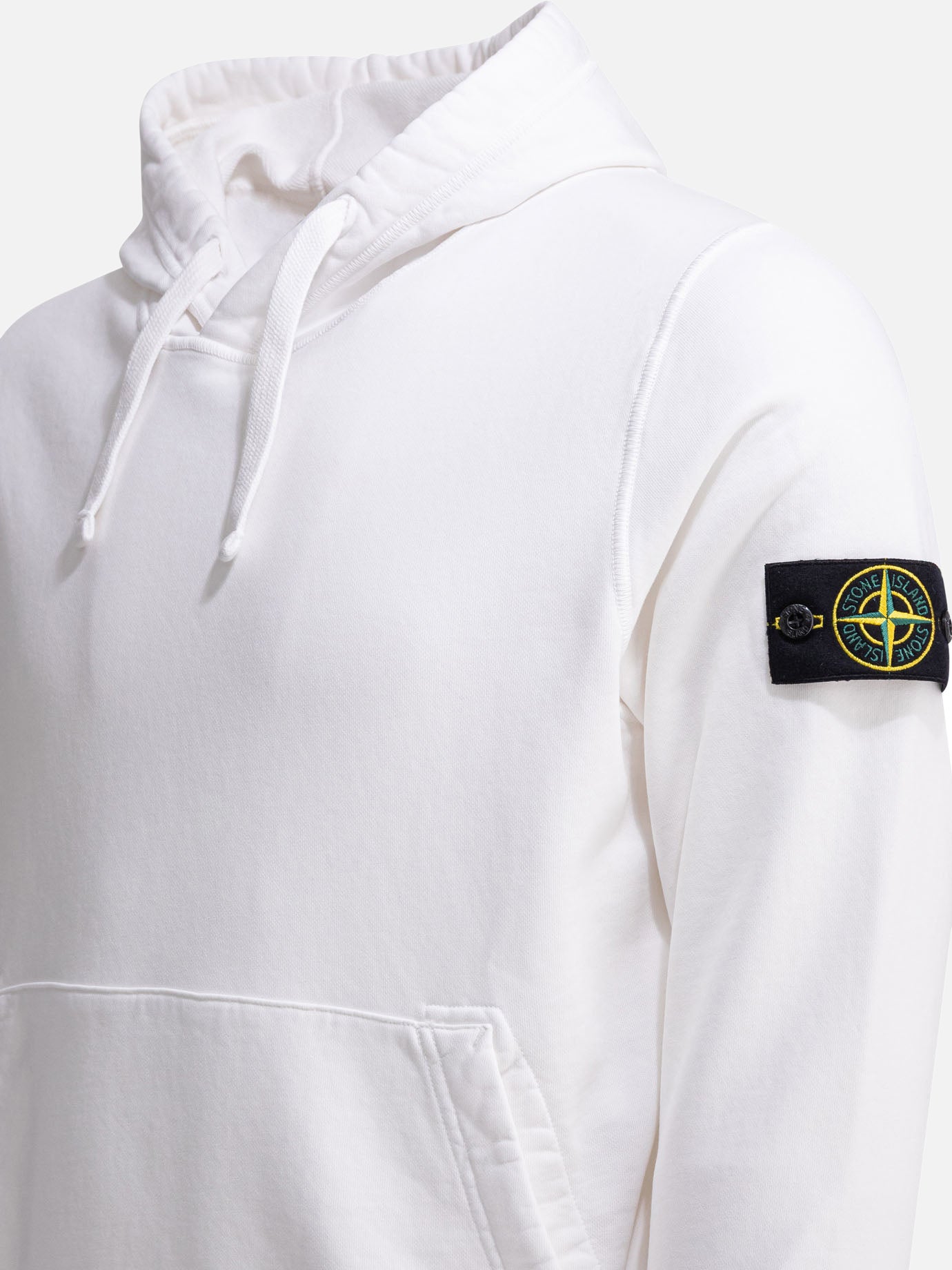 Hoodies Logo  White - Stone Island Men | PDP | VIETTI Online Store | Zoom-Modal_4
