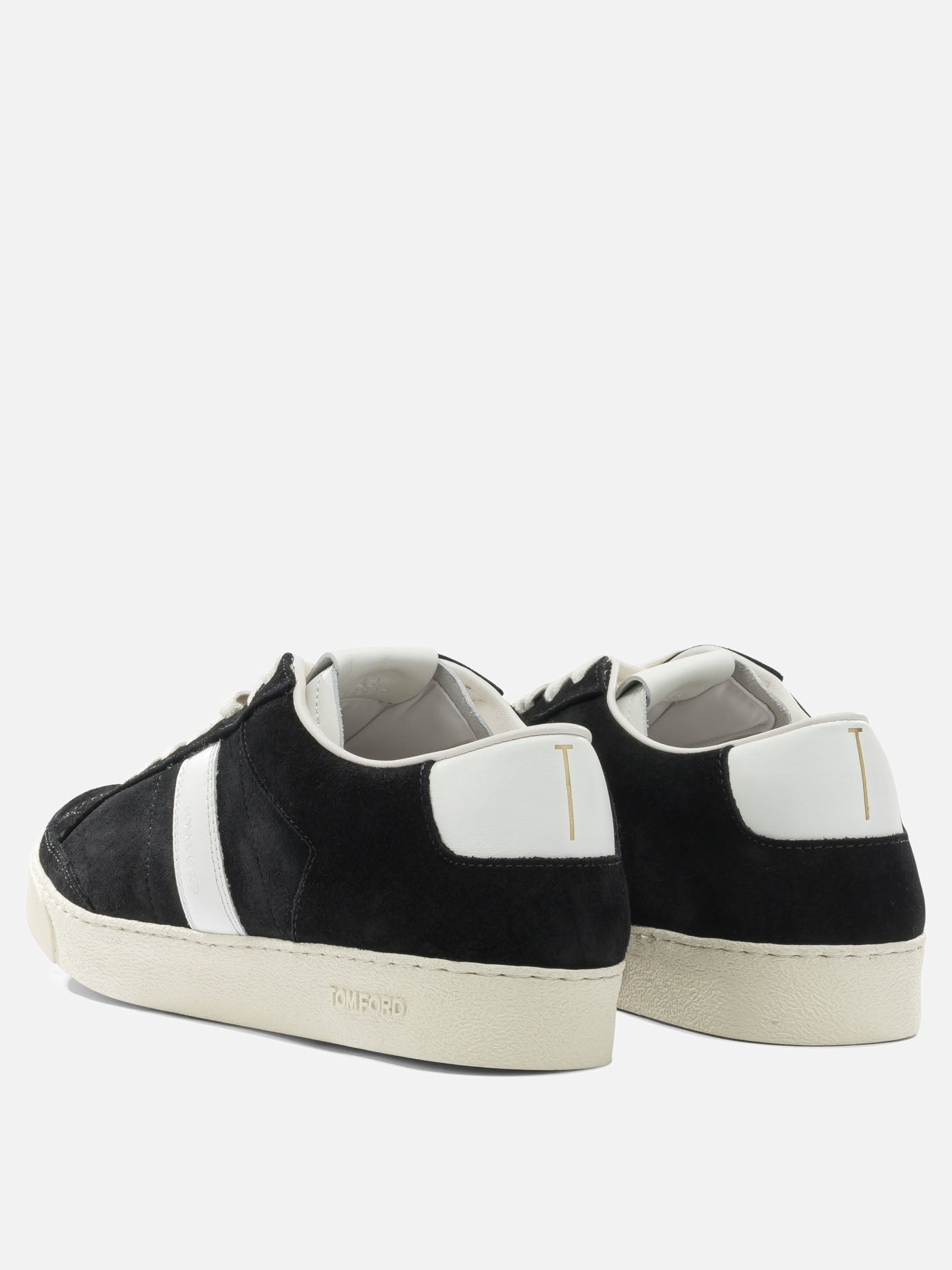 Low top sneakers 100% suede - 100% rubber  Black - Tom Ford Men | PDP | VIETTI Online Store | thumbnail_4