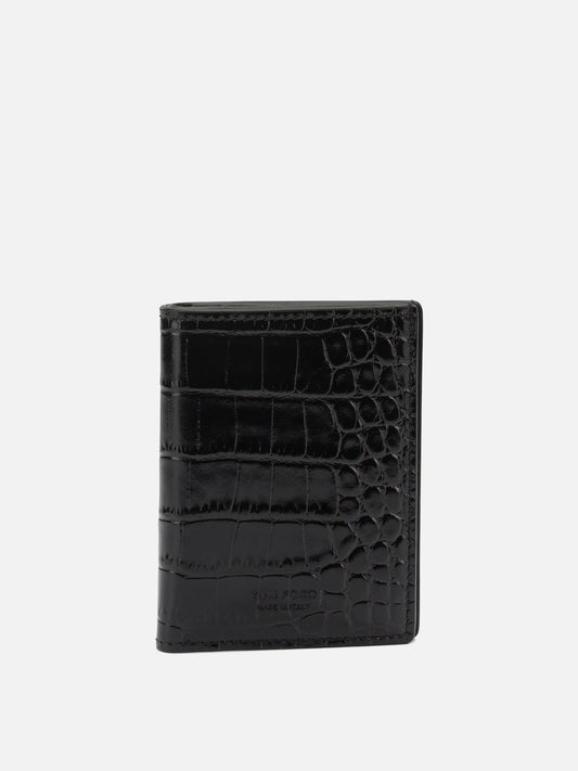 Card holders 100% calf leather - 100 sheep leather  Brown - Tom Ford Men | PLP | VIETTI Online Store 
