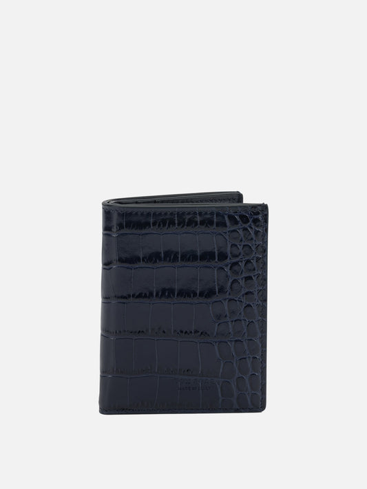 Card holders 100% calf leather  Blue - Tom Ford Men | PLP | VIETTI Online Store 
