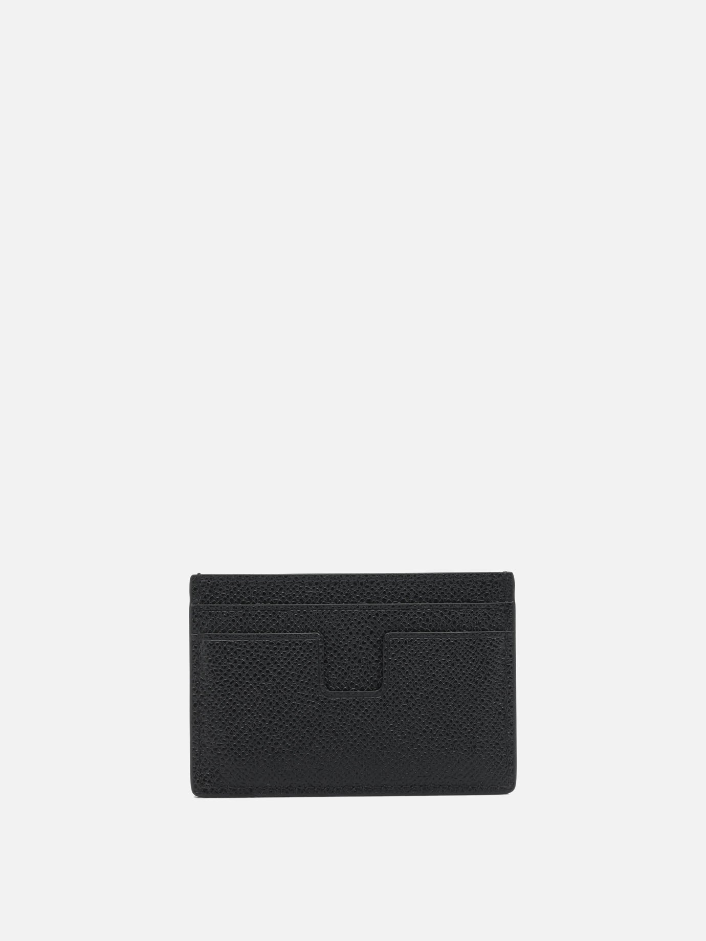 Card holders 100% calf leather  Black - Tom Ford Men | PDP | VIETTI Online Store | thumbnail_3