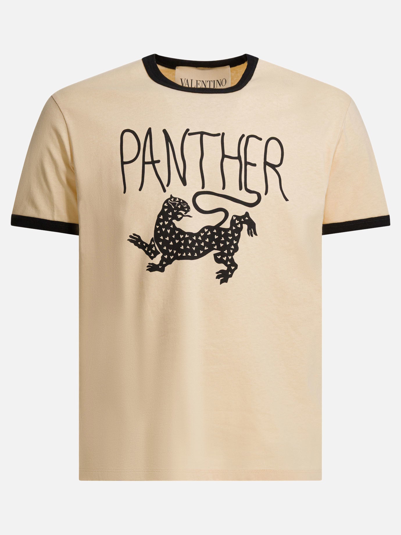Crewneck t-shirts Graphics  Beige - Valentino Men | PDP | VIETTI Online Store | Zoom-Modal
