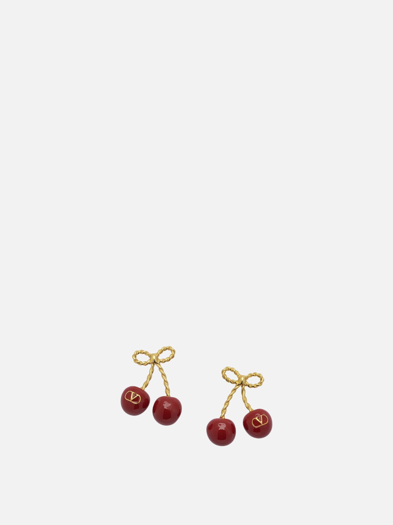 Earrings 100% brass  Bordeaux - Valentino Garavani Women | PDP | VIETTI Online Store | Zoom-Modal
