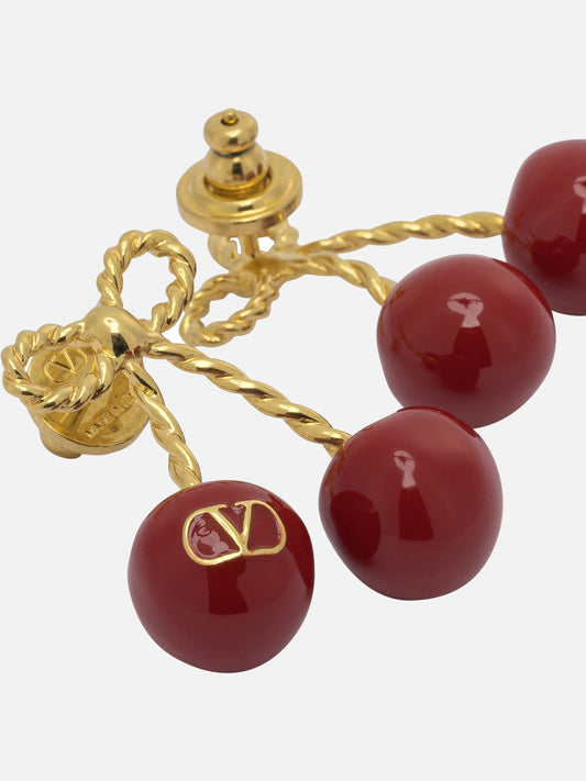 Earrings 100% brass  Bordeaux - Valentino Garavani Women | PDP | VIETTI Online Store | 2
