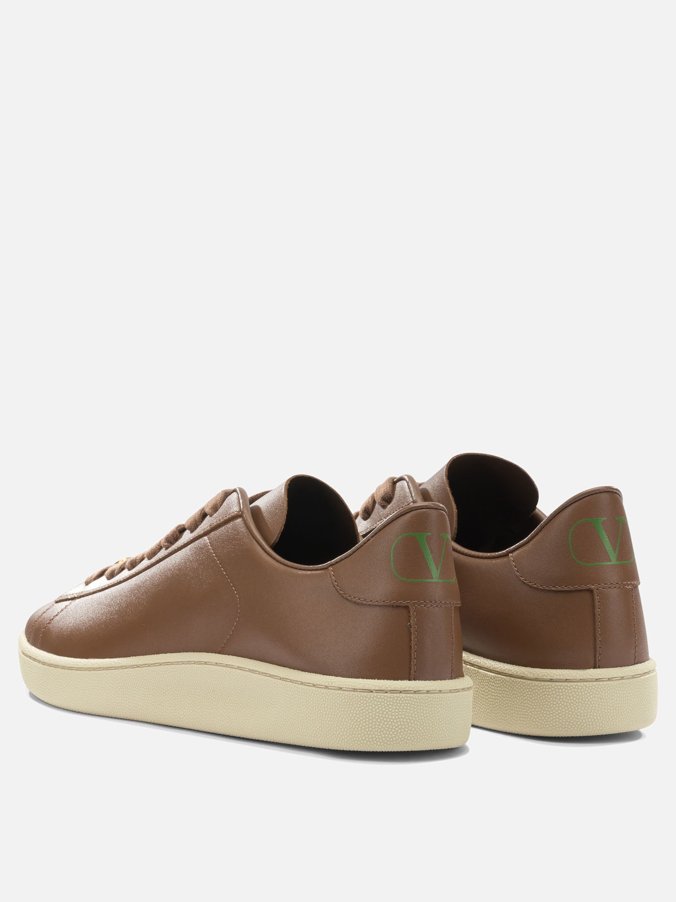 Low top sneakers 100% calf leather - 100% rubber  Brown - Valentino Garavani Men | PDP | VIETTI Online Store | Zoom-Modal_4
