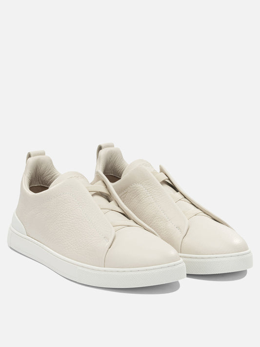 Low top sneakers 100% leather - 100% rubber  White - Zegna Men | PLP | VIETTI Online Store | 2
