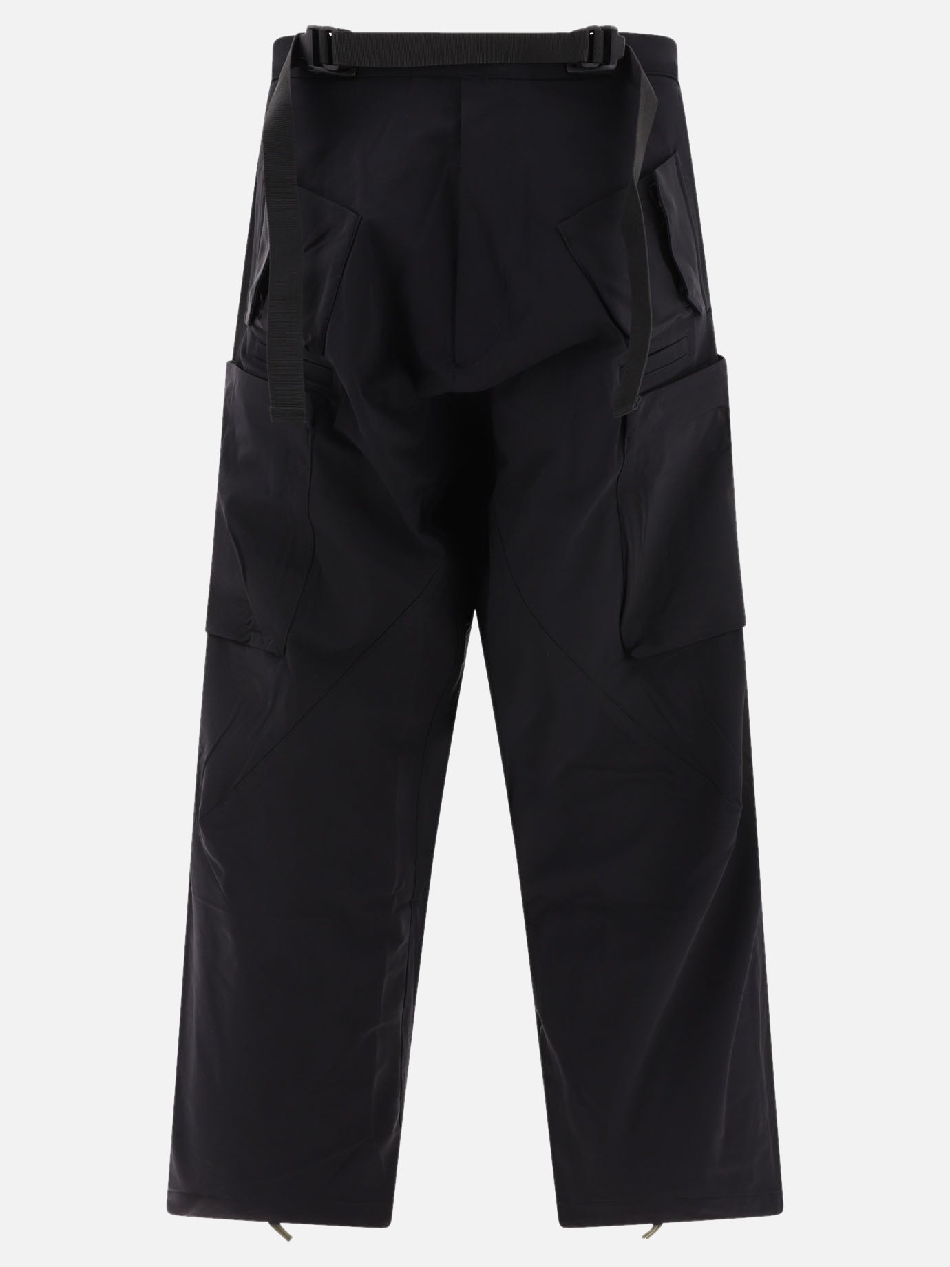 Technical trousers 91% polyamide 9% elastane  Black - Acronym Men | PDP | VIETTI Online Store | thumbnail