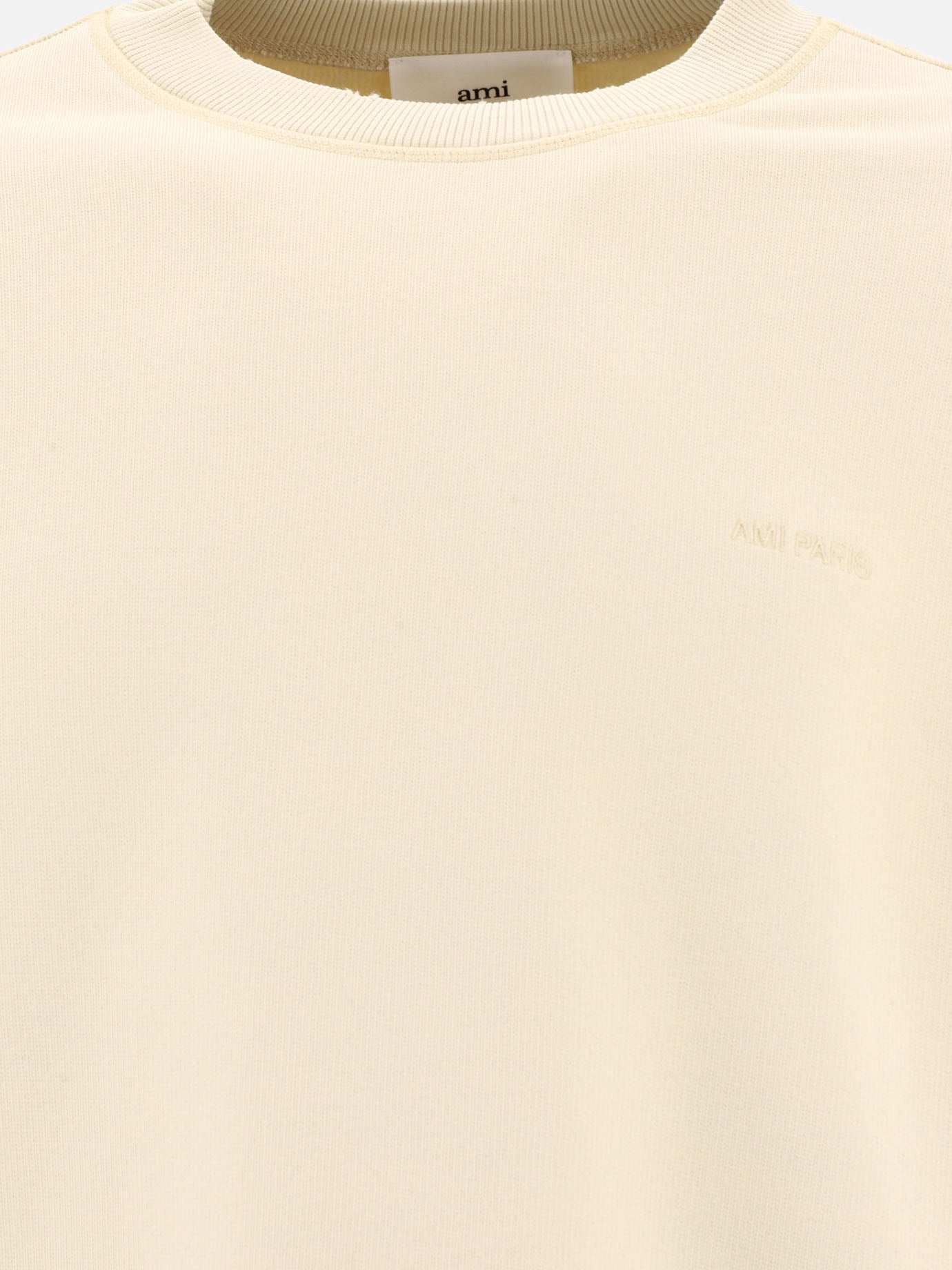 Crewnecks 100% cotton  White - Ami Paris Men | PDP | VIETTI Online Store | Zoom-Modal_3
